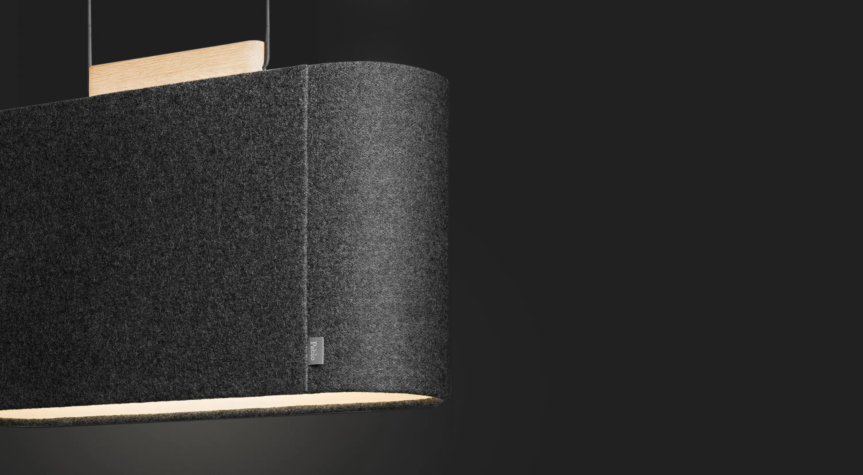 Pablo - Belmont Table Graphite Shade / Walnut Base