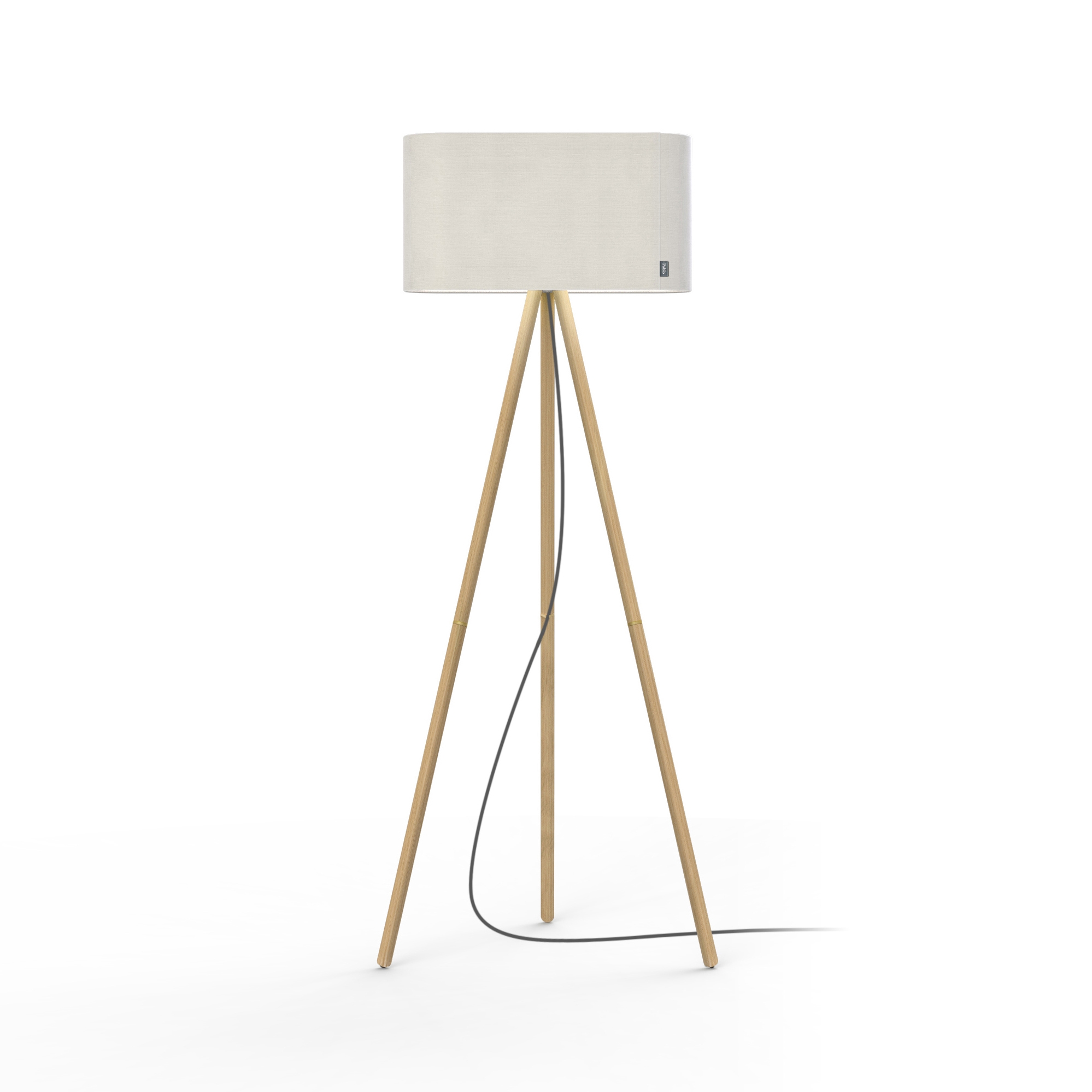 Display product Belmont Floor White Shade / White Oak Legs from manufacturer Pablo