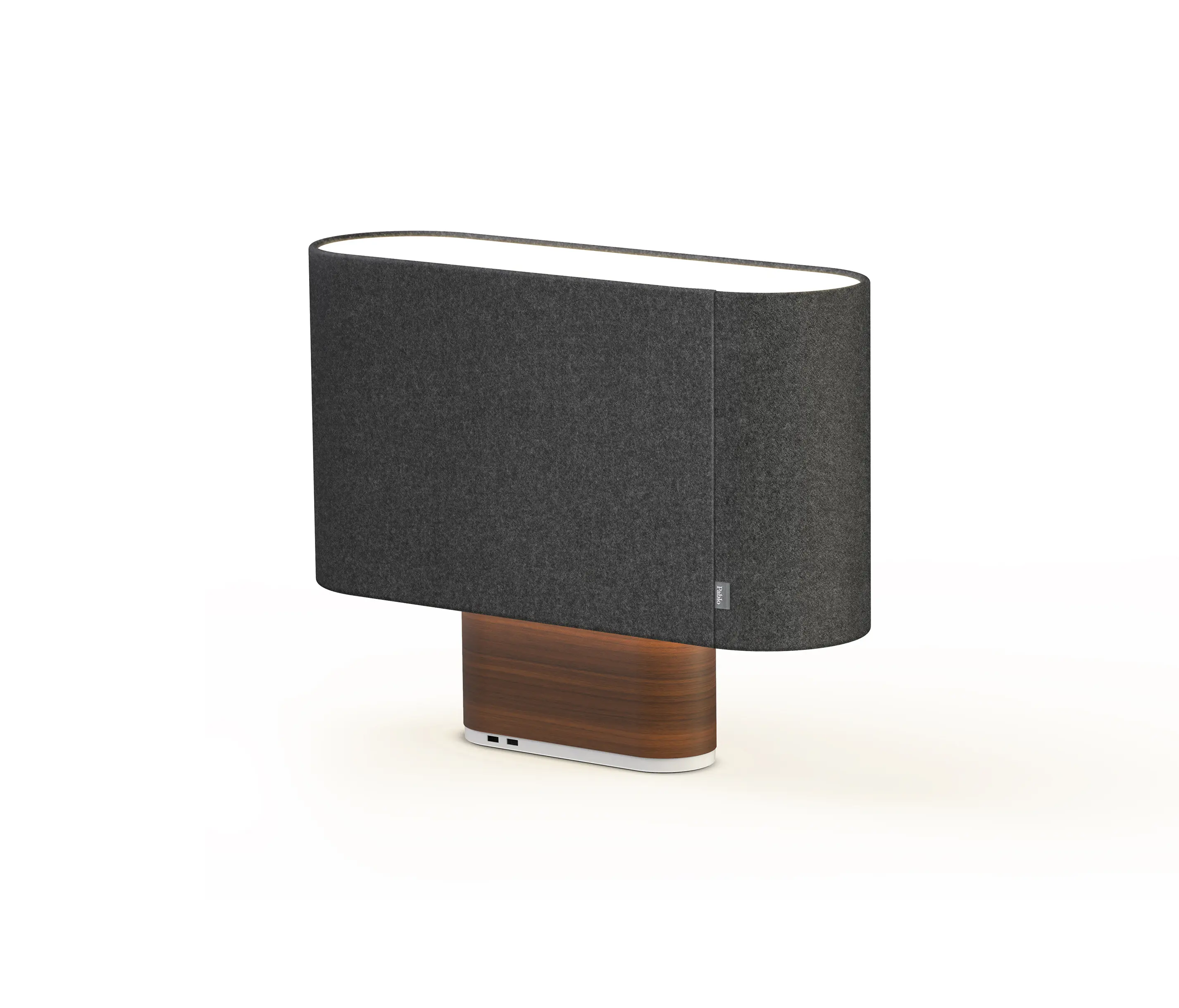 Pablo - Belmont Table Graphite Shade / Walnut Base