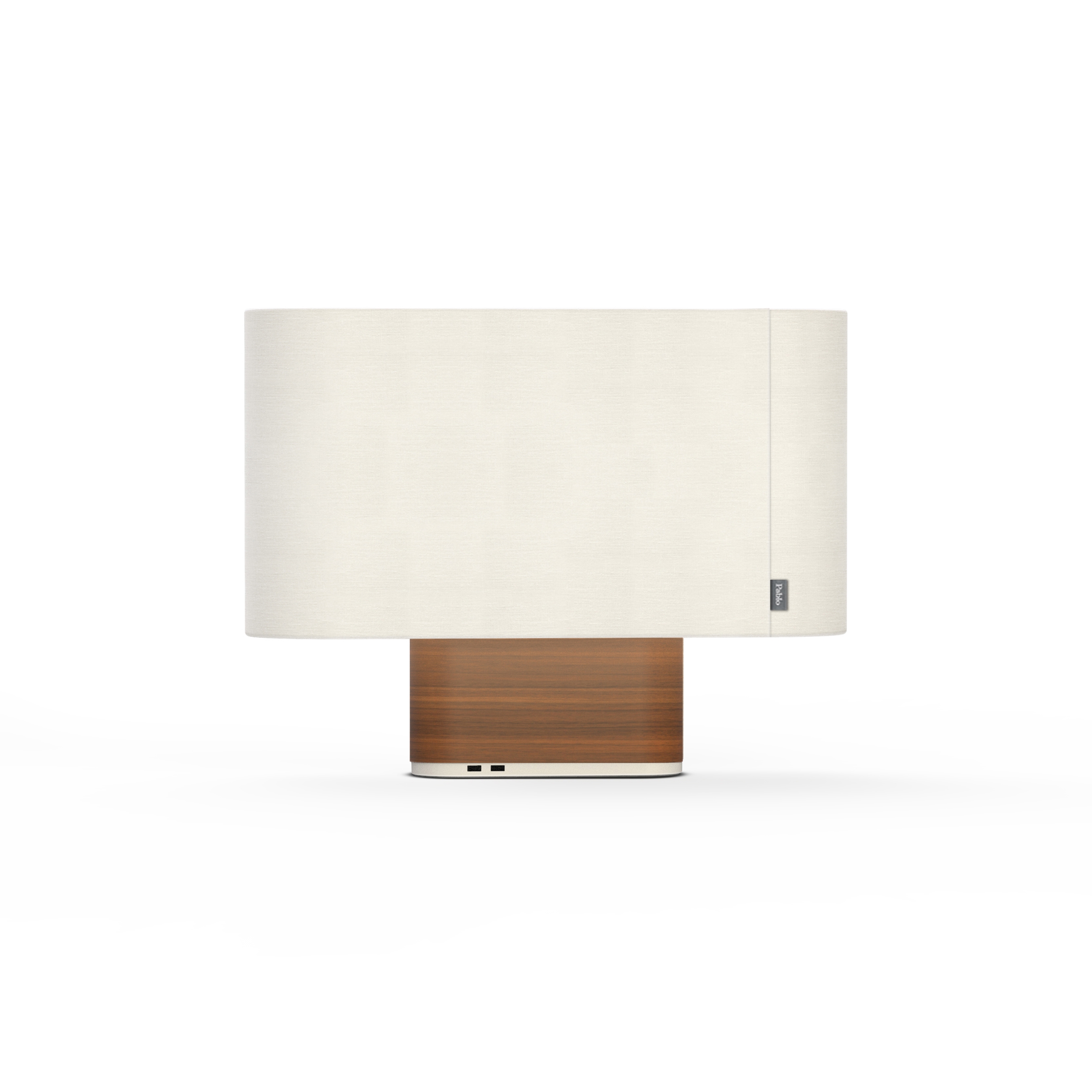 Display product Belmont Table White Shade / Walnut Base from manufacturer Pablo