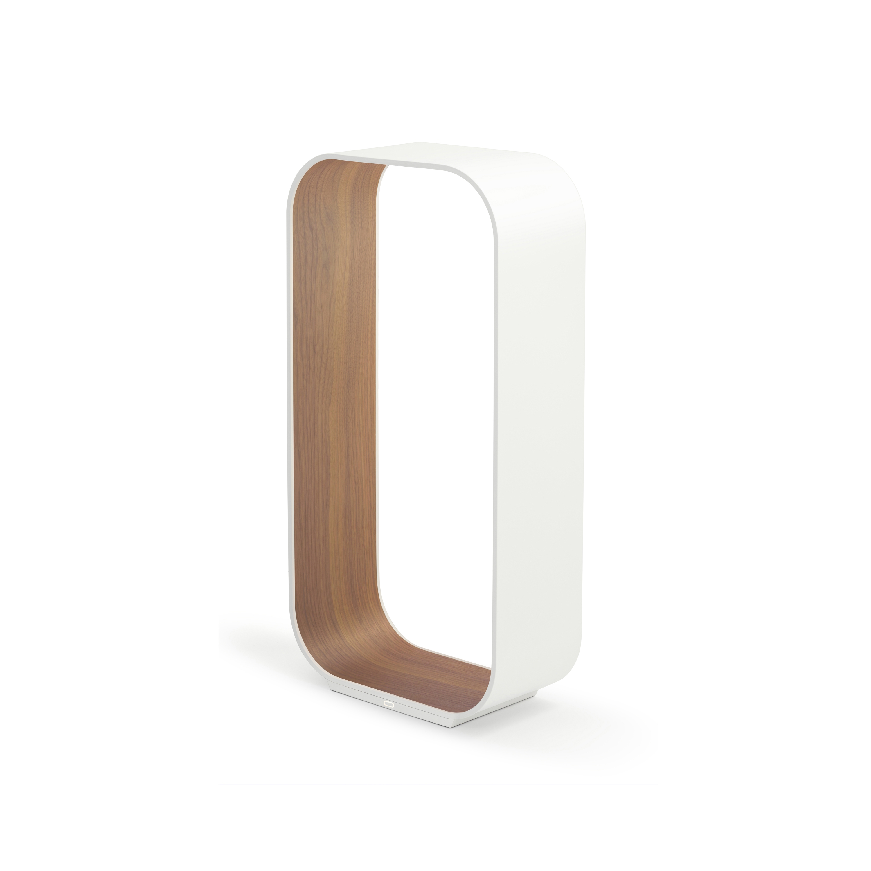 Contour Large Table White/Walnut