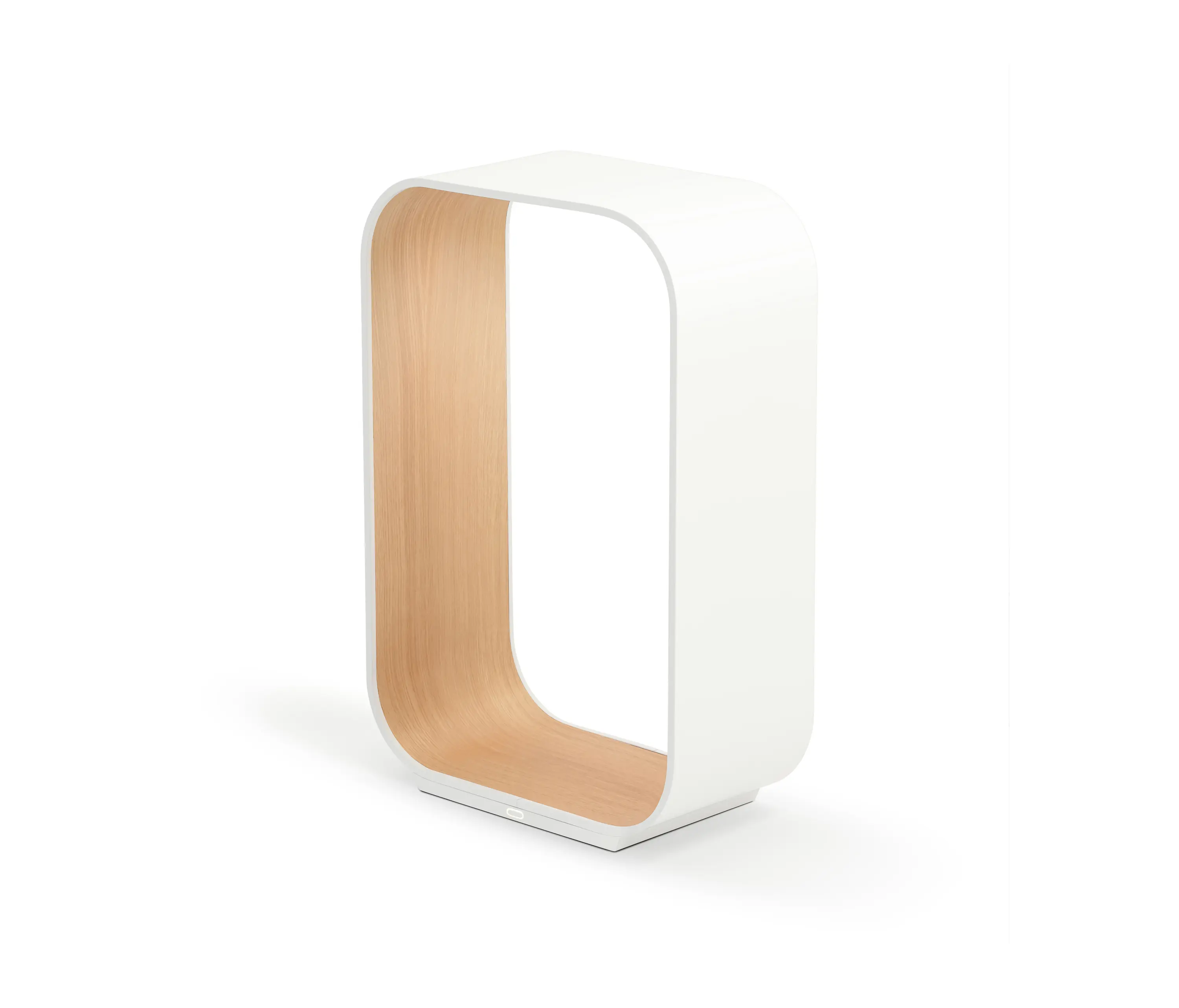 Pablo - Contour Small Table White/White Oak