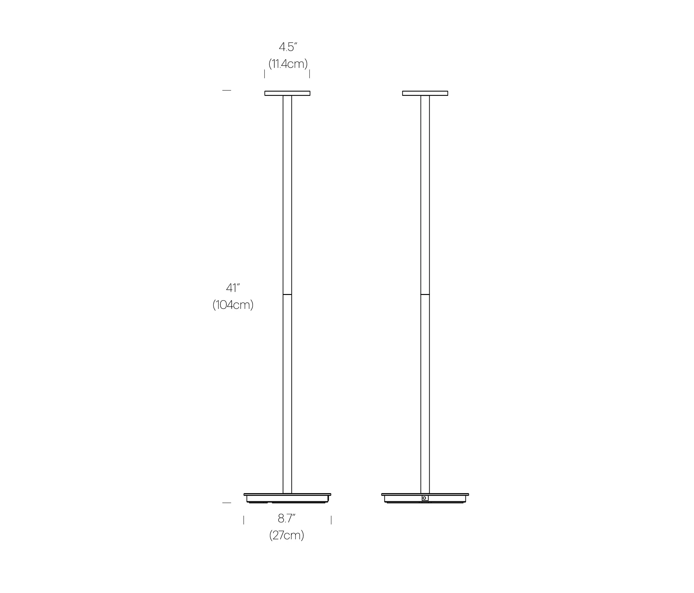 Pablo - Luci Floor Silver Anodized