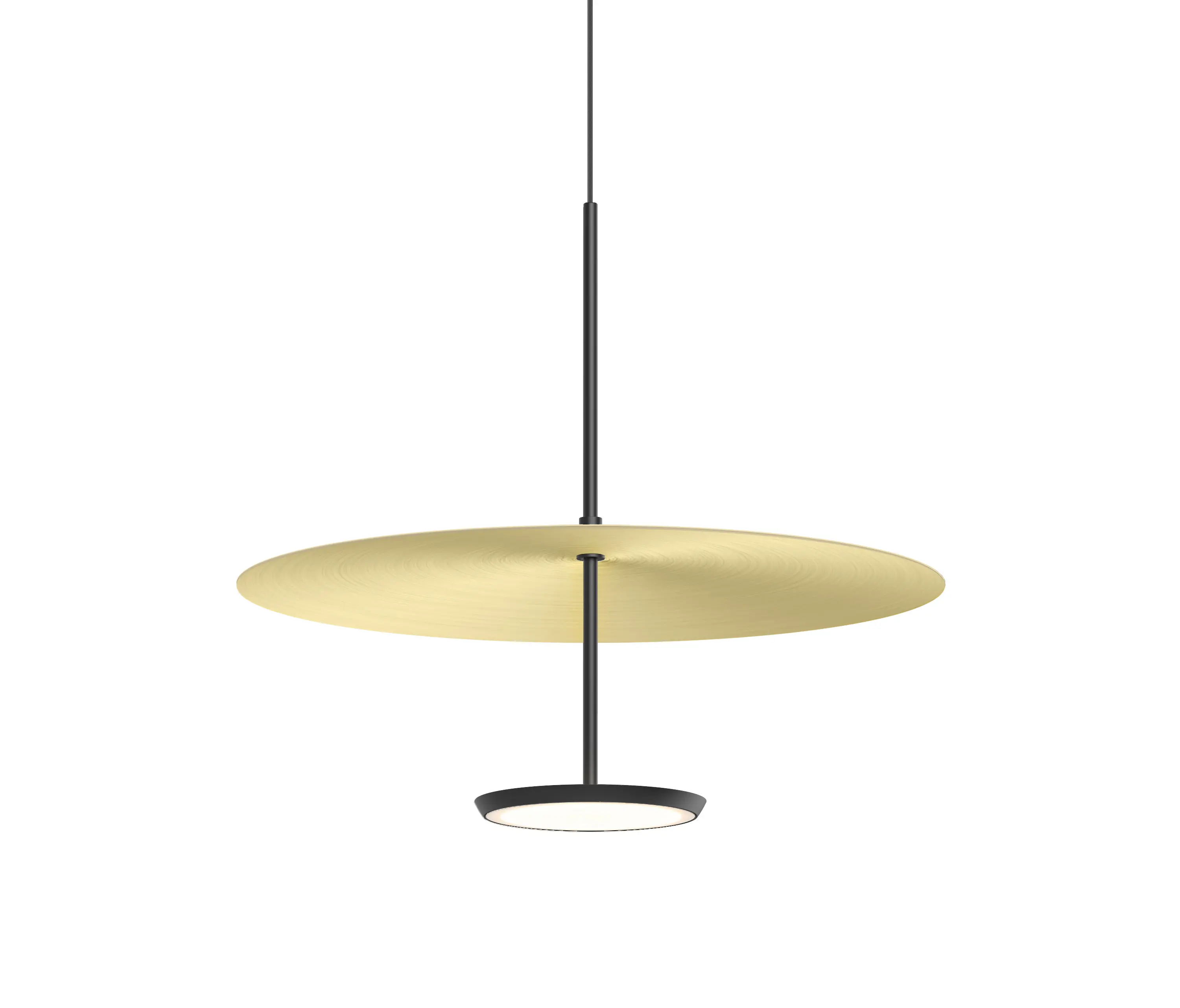 Pablo - Sky Dome Matte Black 18 Brushed Brass