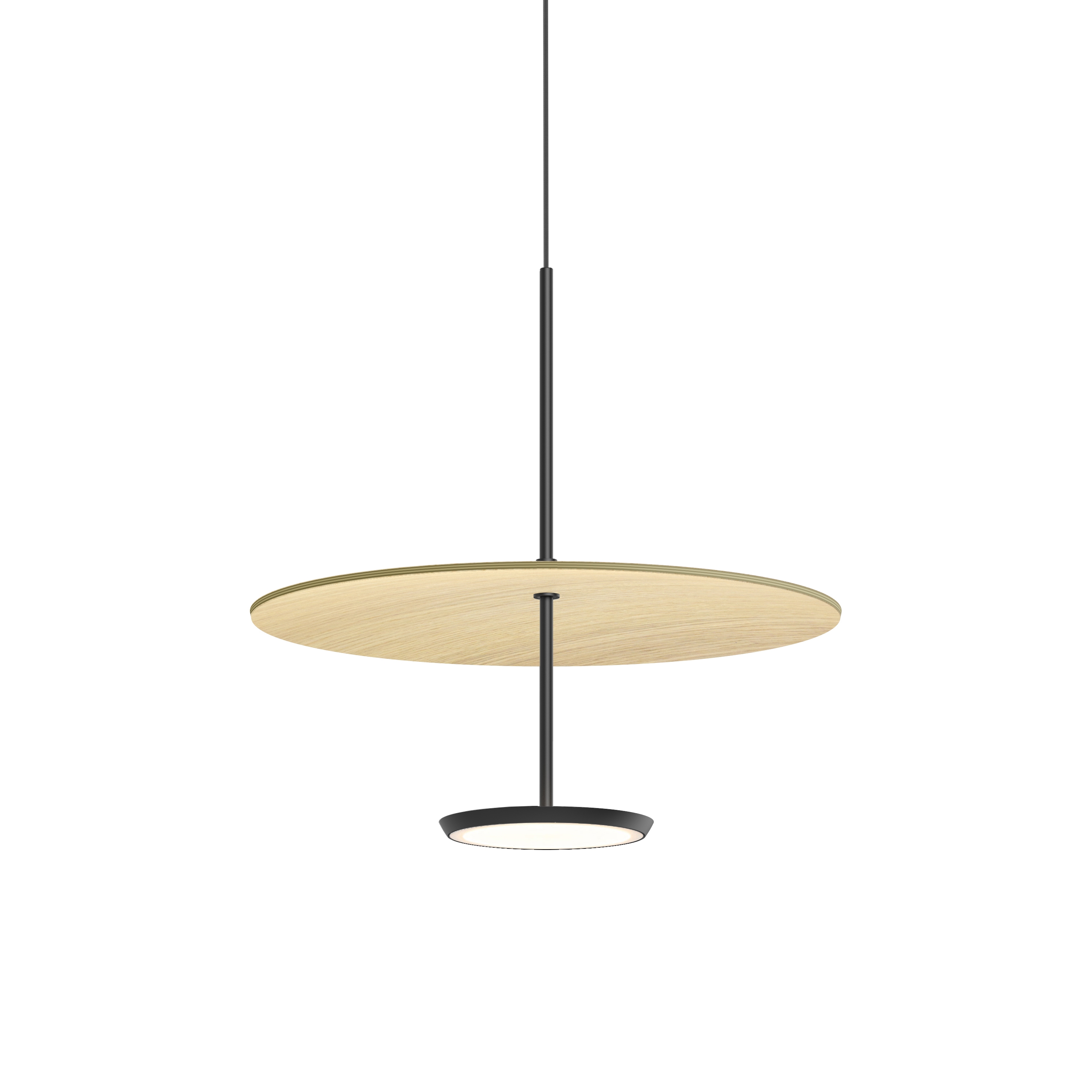 Sky Dome Matte Black 18 White Oak
