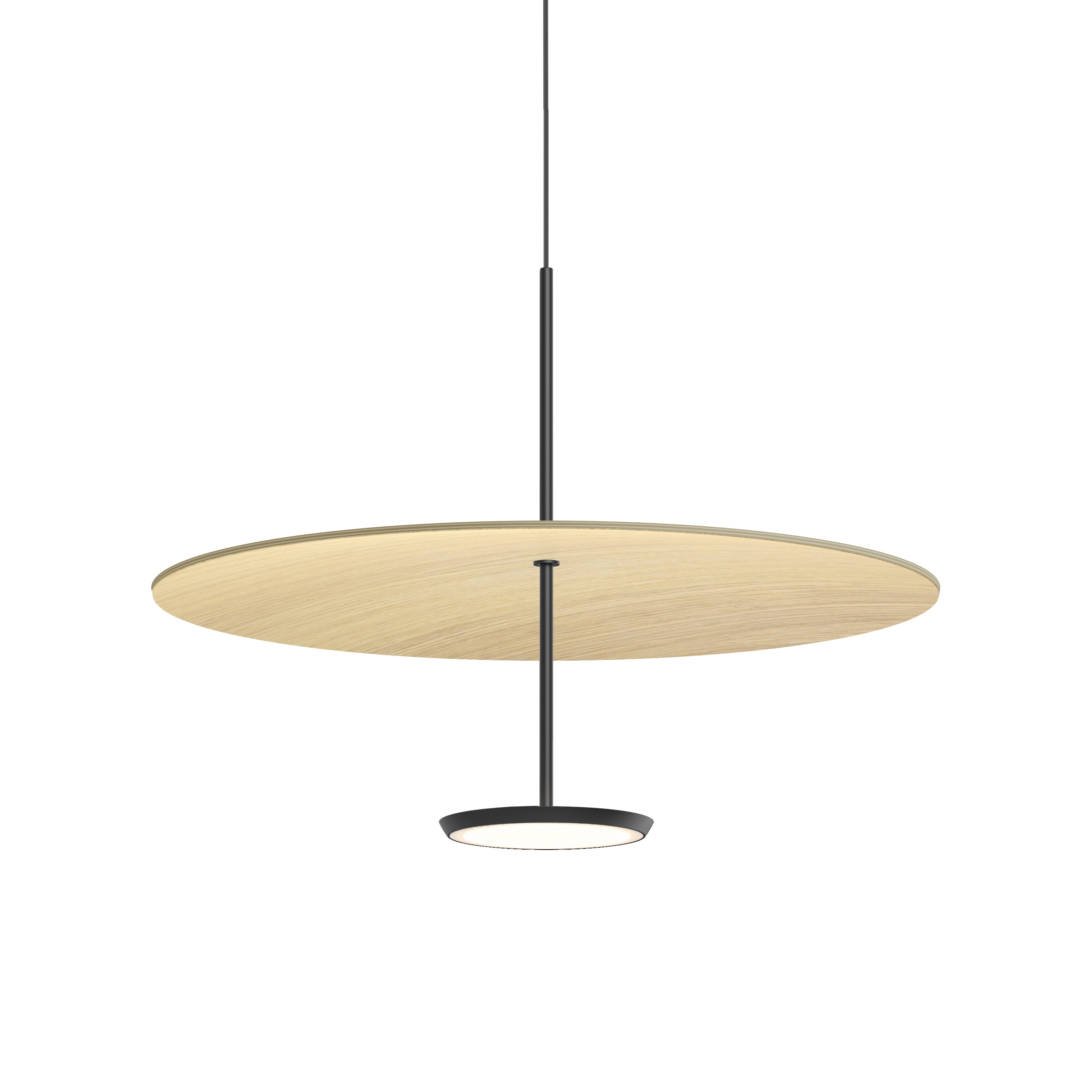 Sky Dome Matte Black 24 White Oak