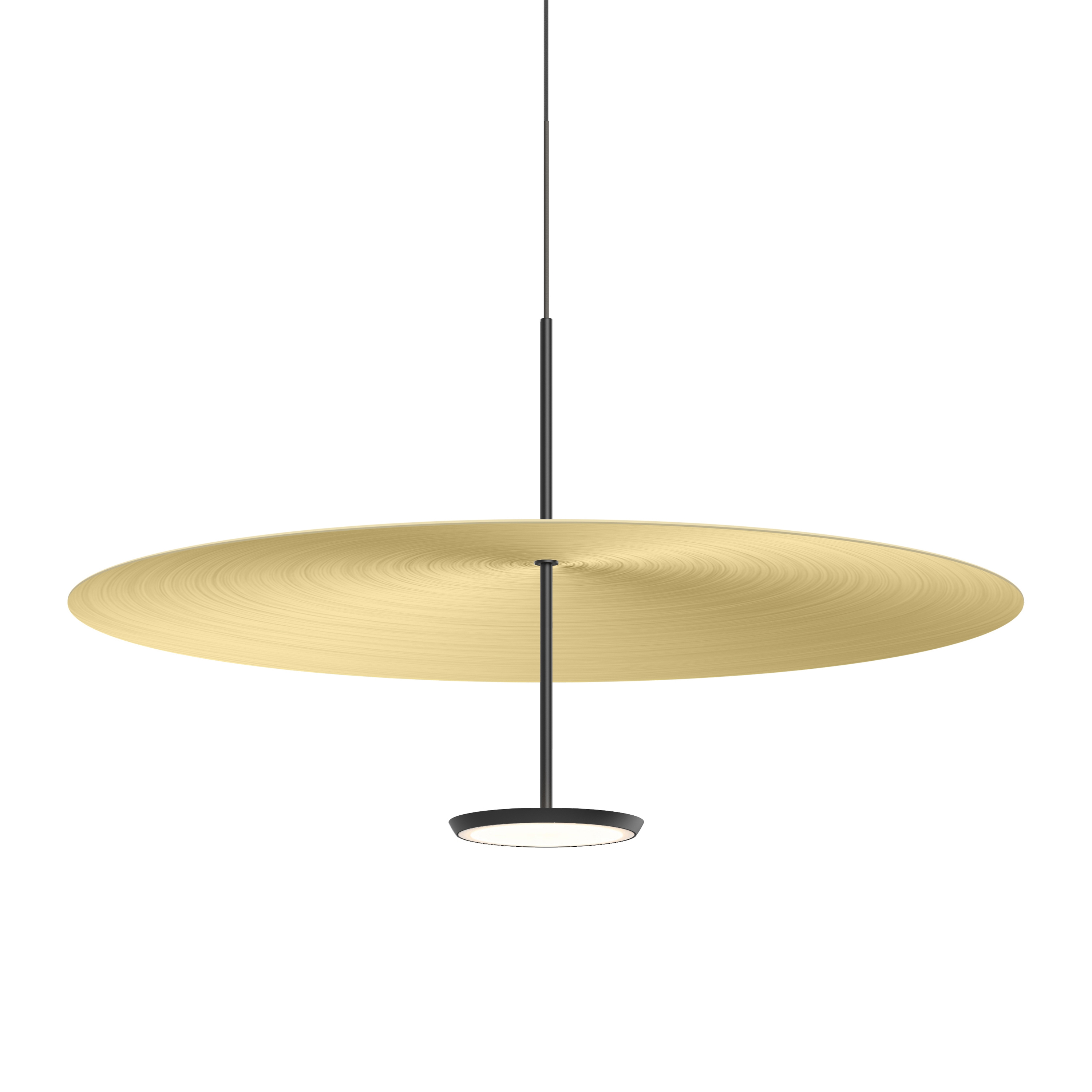 Sky Dome Matte Black 32 Brushed Brass
