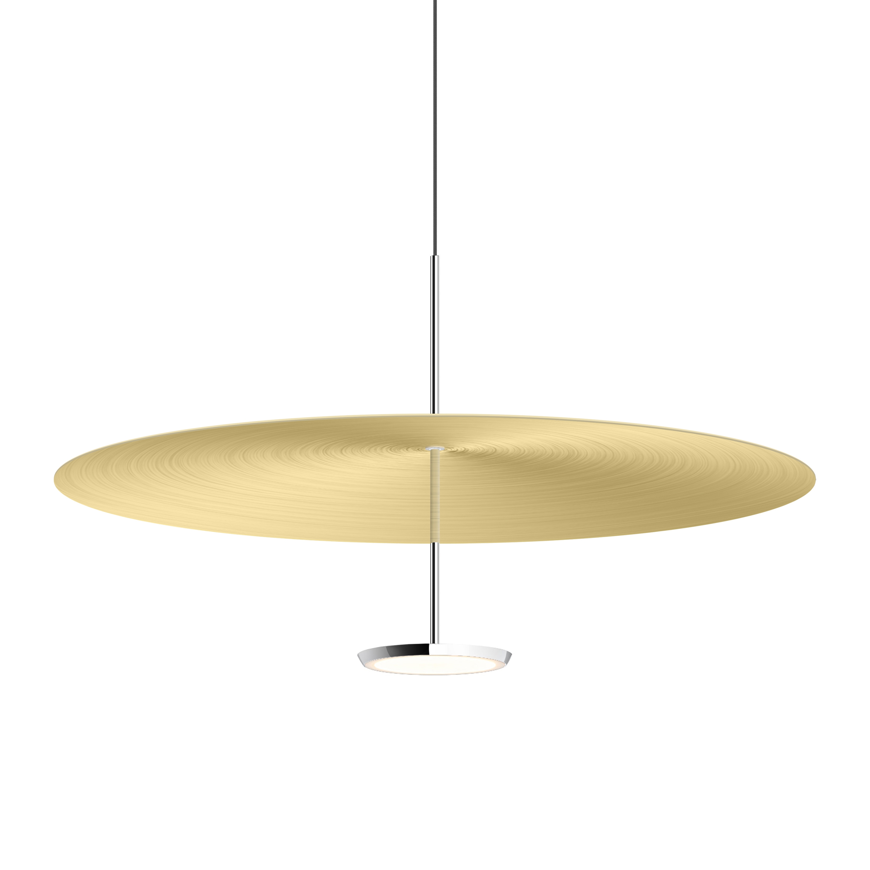 Mostrar el producto Sky Dome Spun Aluminum 32 Brushed Brass del fabricante Pablo