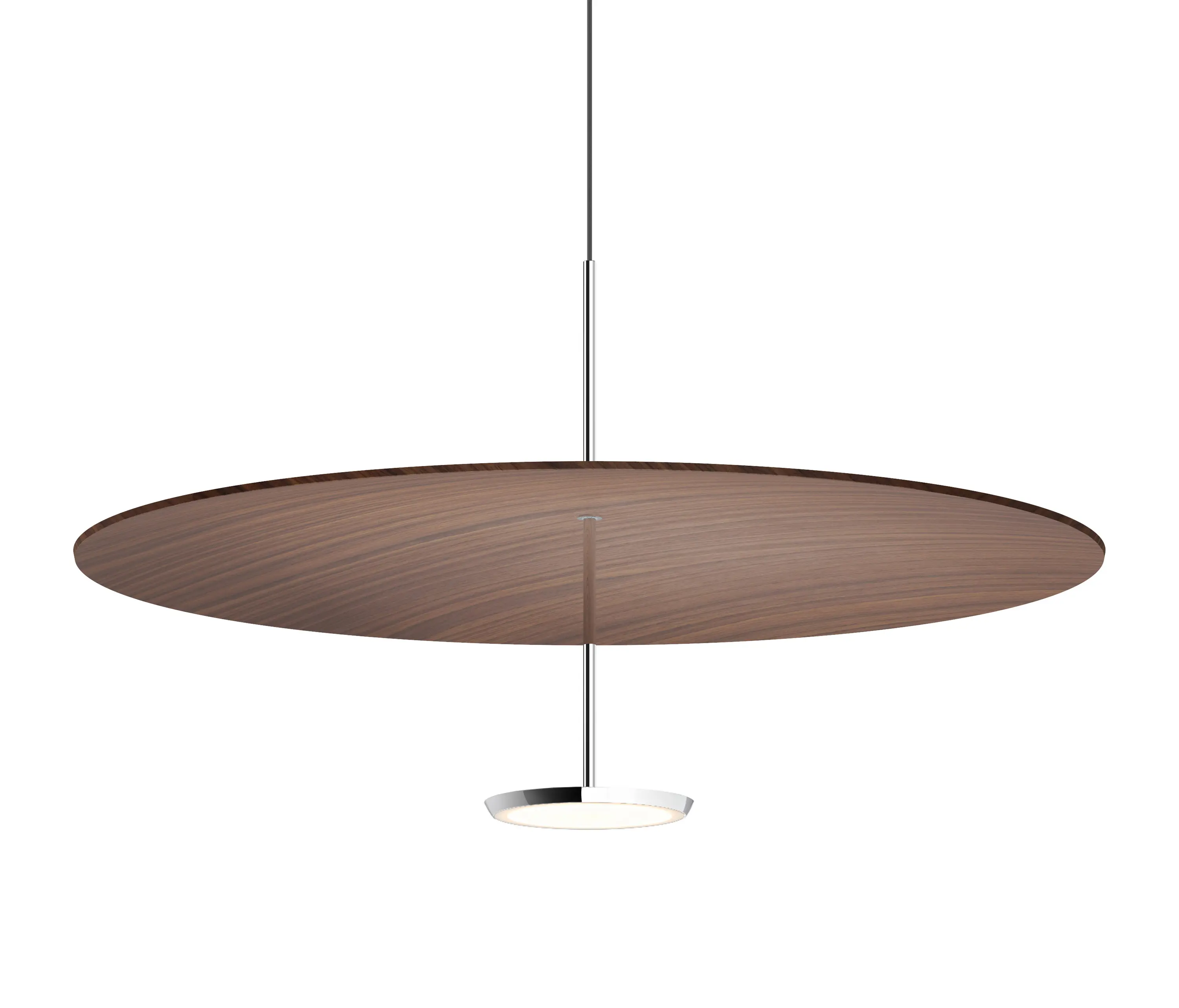 Pablo - Sky Dome Spun Aluminum 32 Walnut