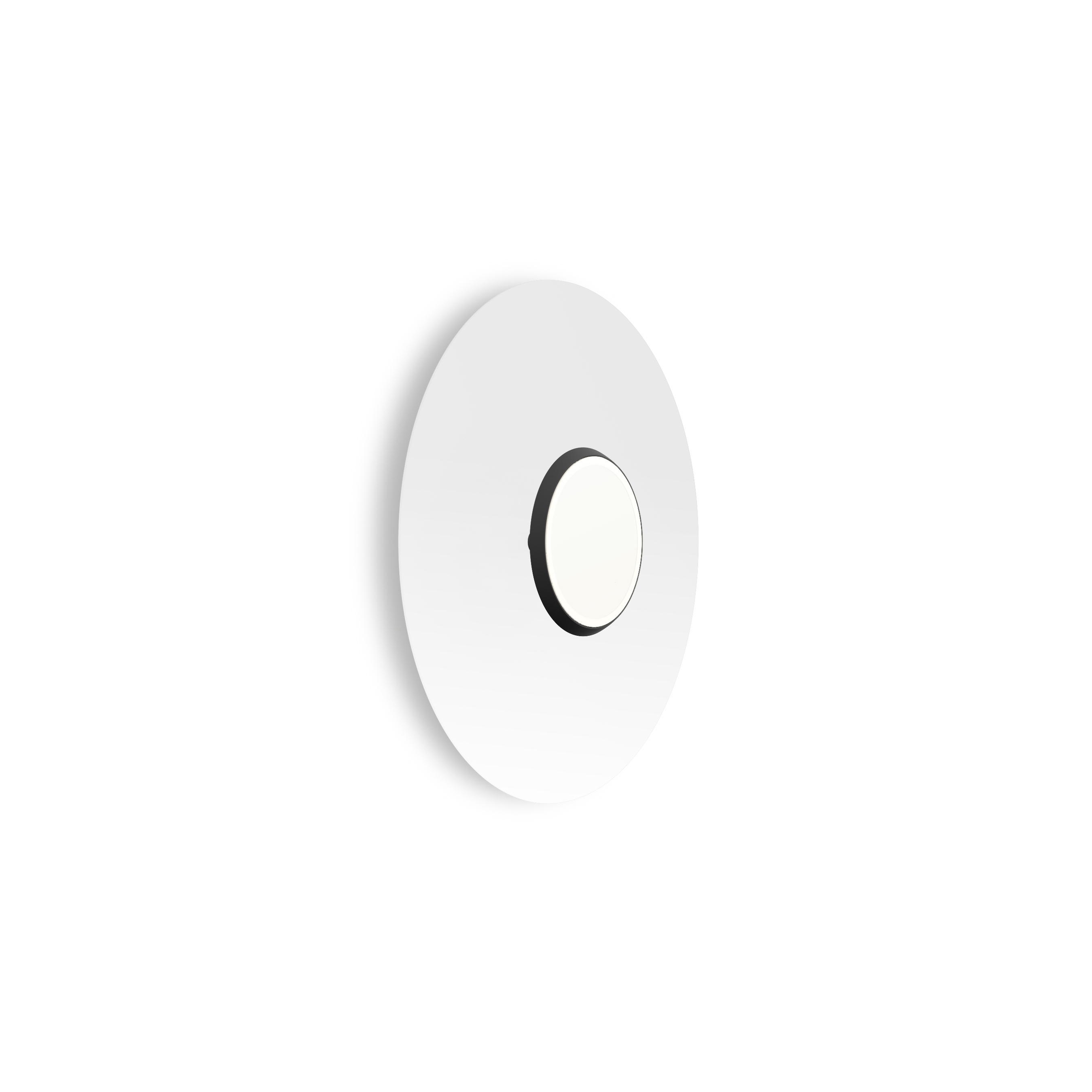 Sky Flush Black Dome 18 White
