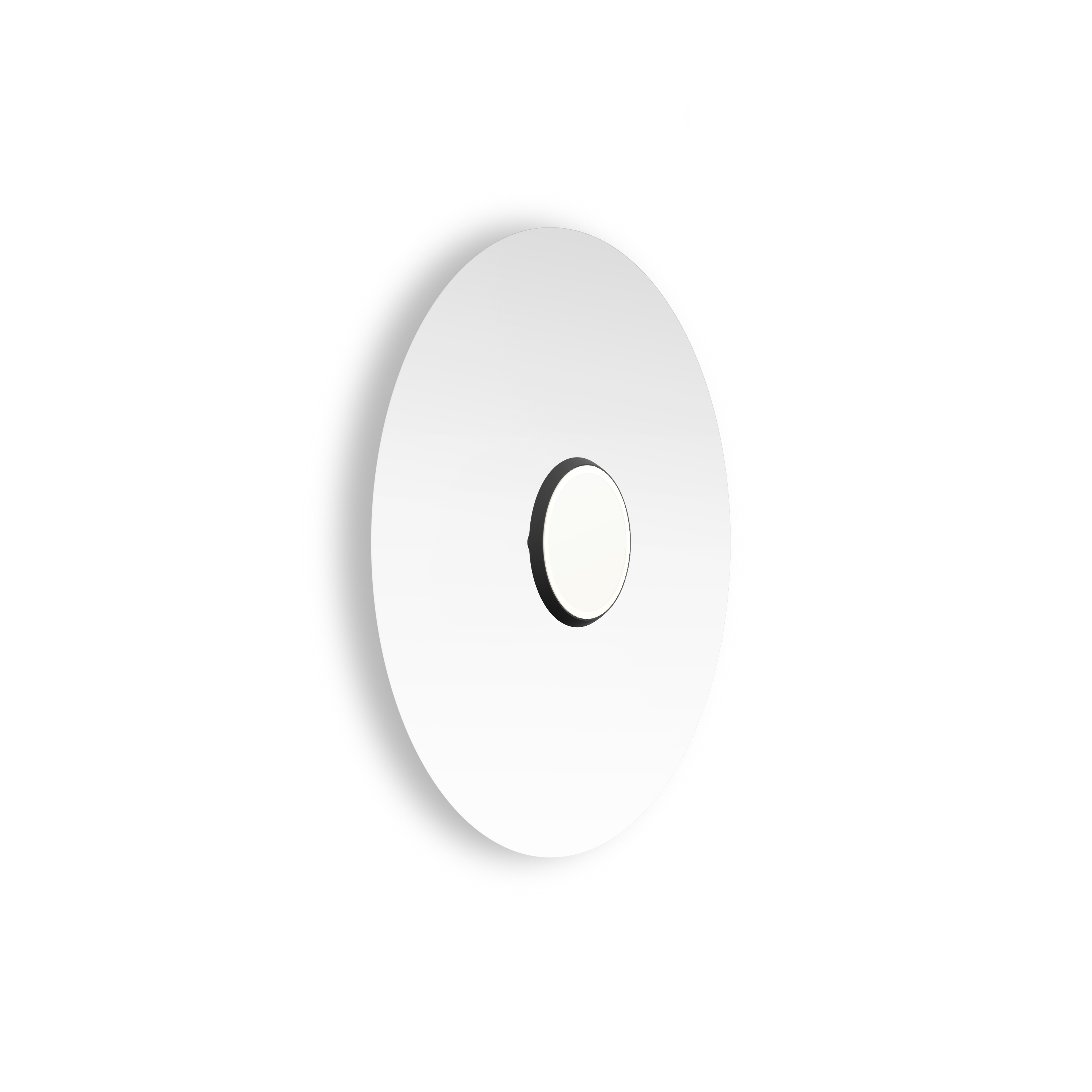 Sky Flush Black Dome 24 White