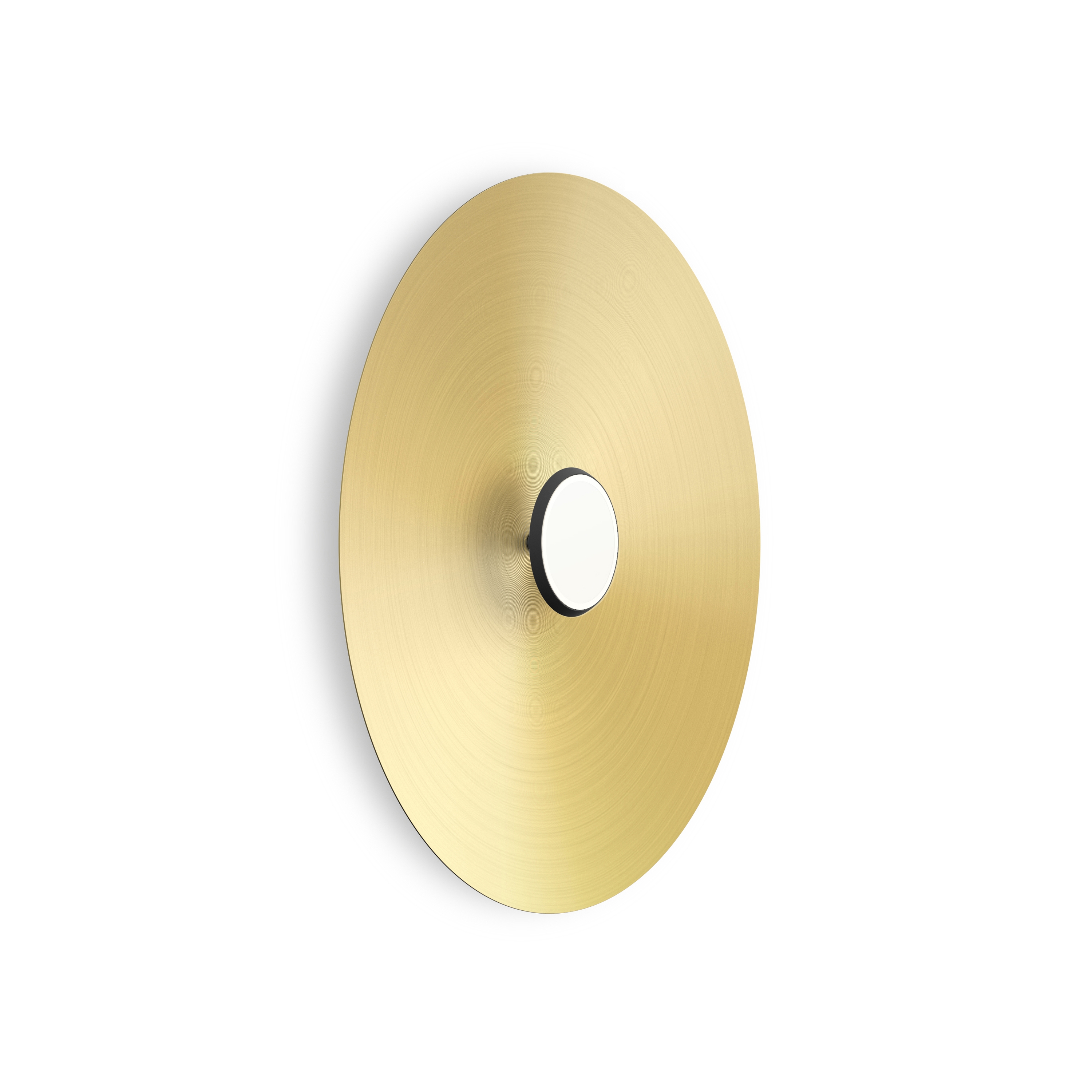 Sky Flush Black Dome 32 Brushed Brass