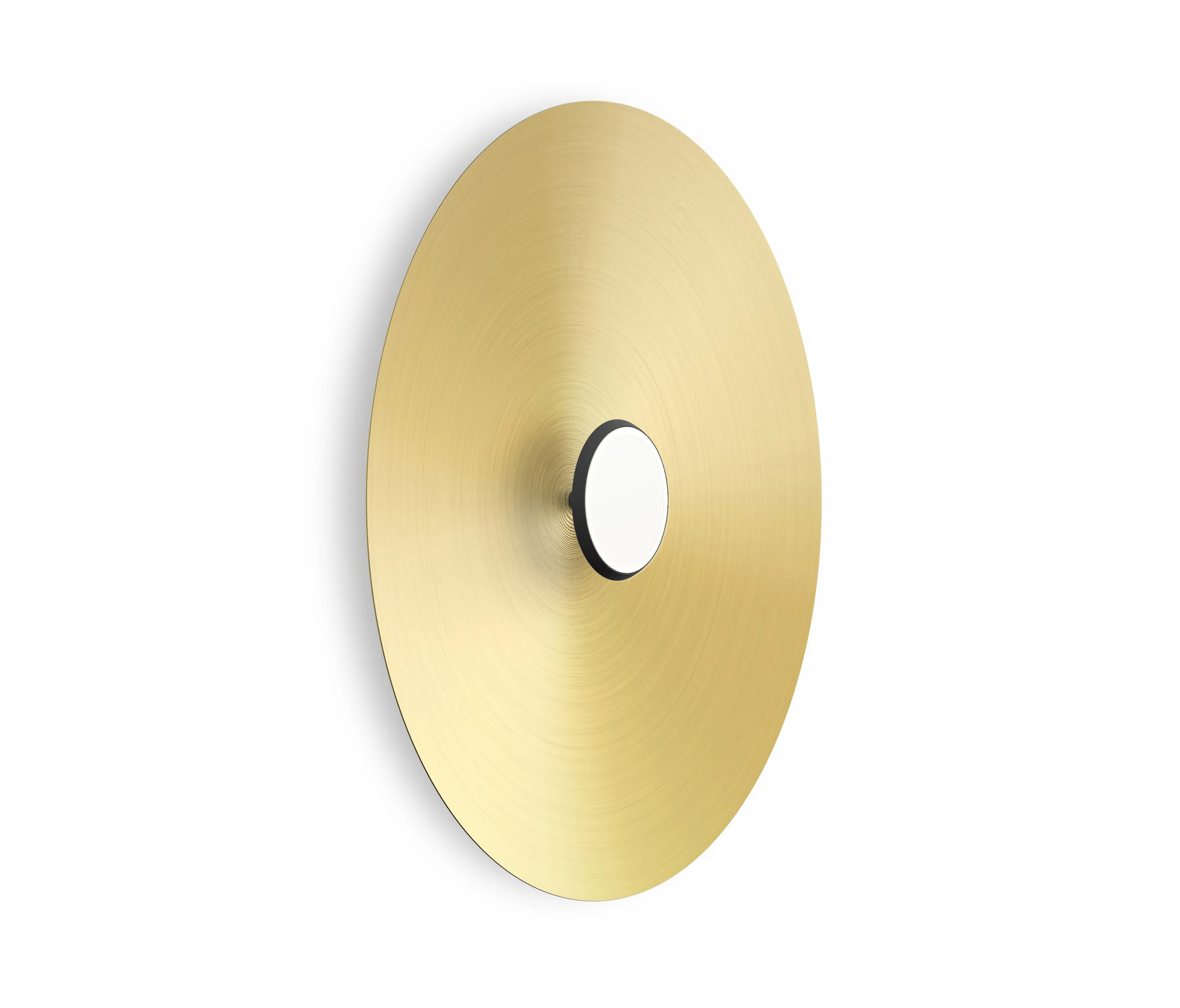Pablo - Sky Flush Black Dome 32 Brushed Brass