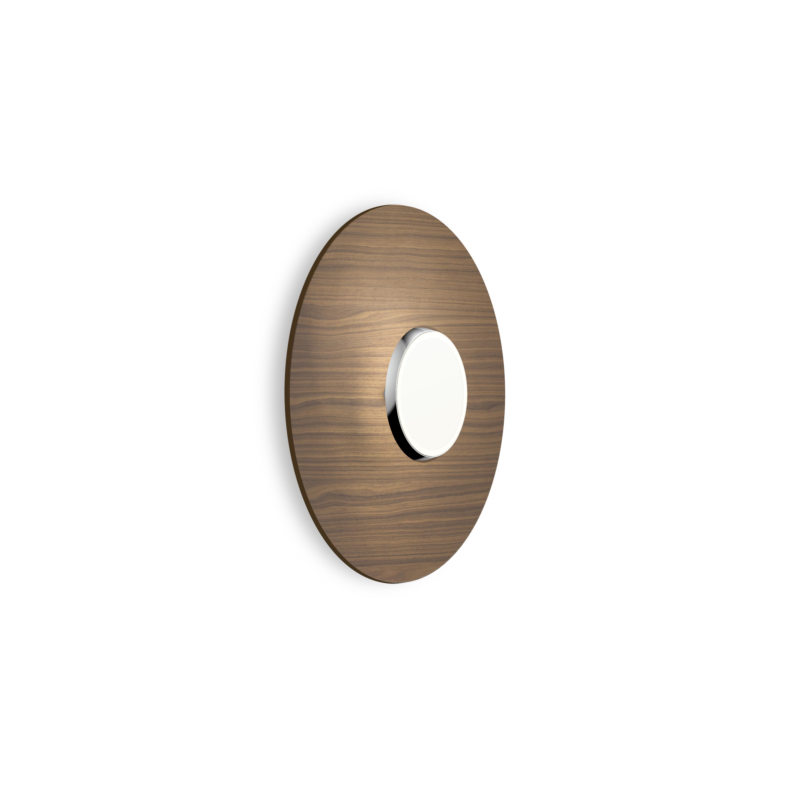 Sky Flush Dome Spun Aluminum 18 Walnut