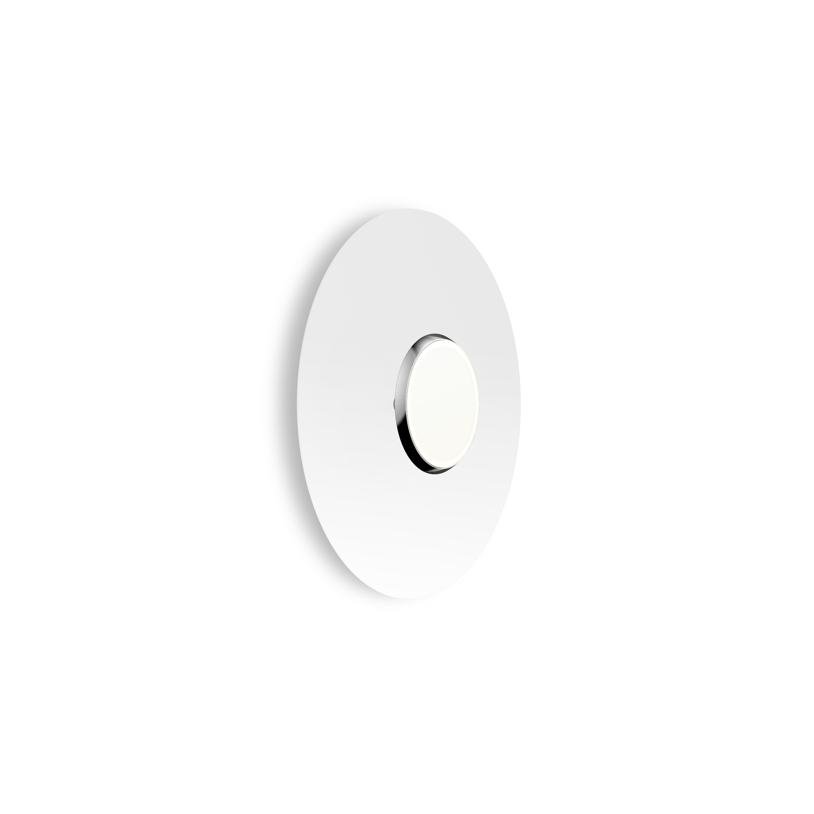 Sky Flush Dome Spun Aluminum 18 White