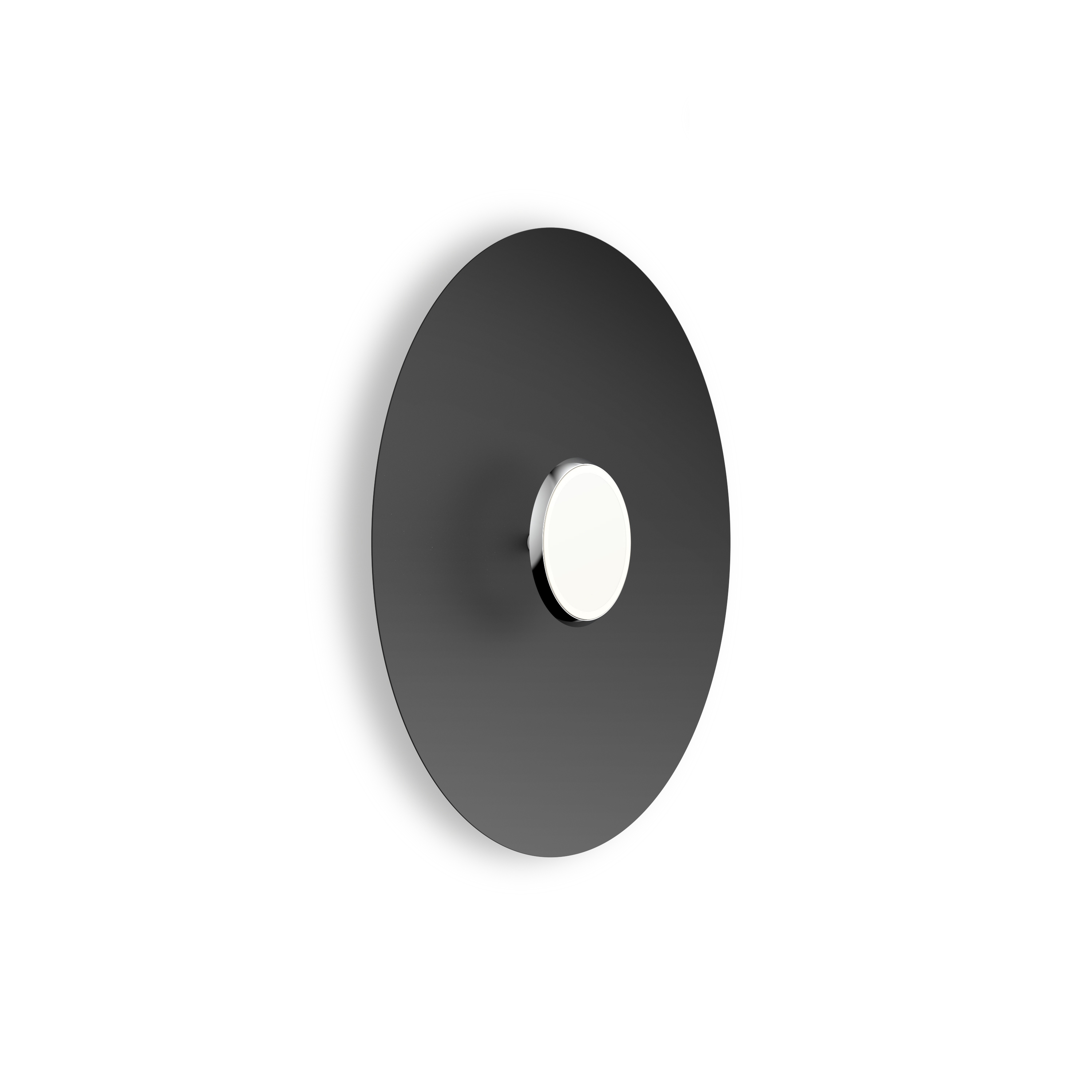 Sky Flush Dome Spun Aluminum 24 Black