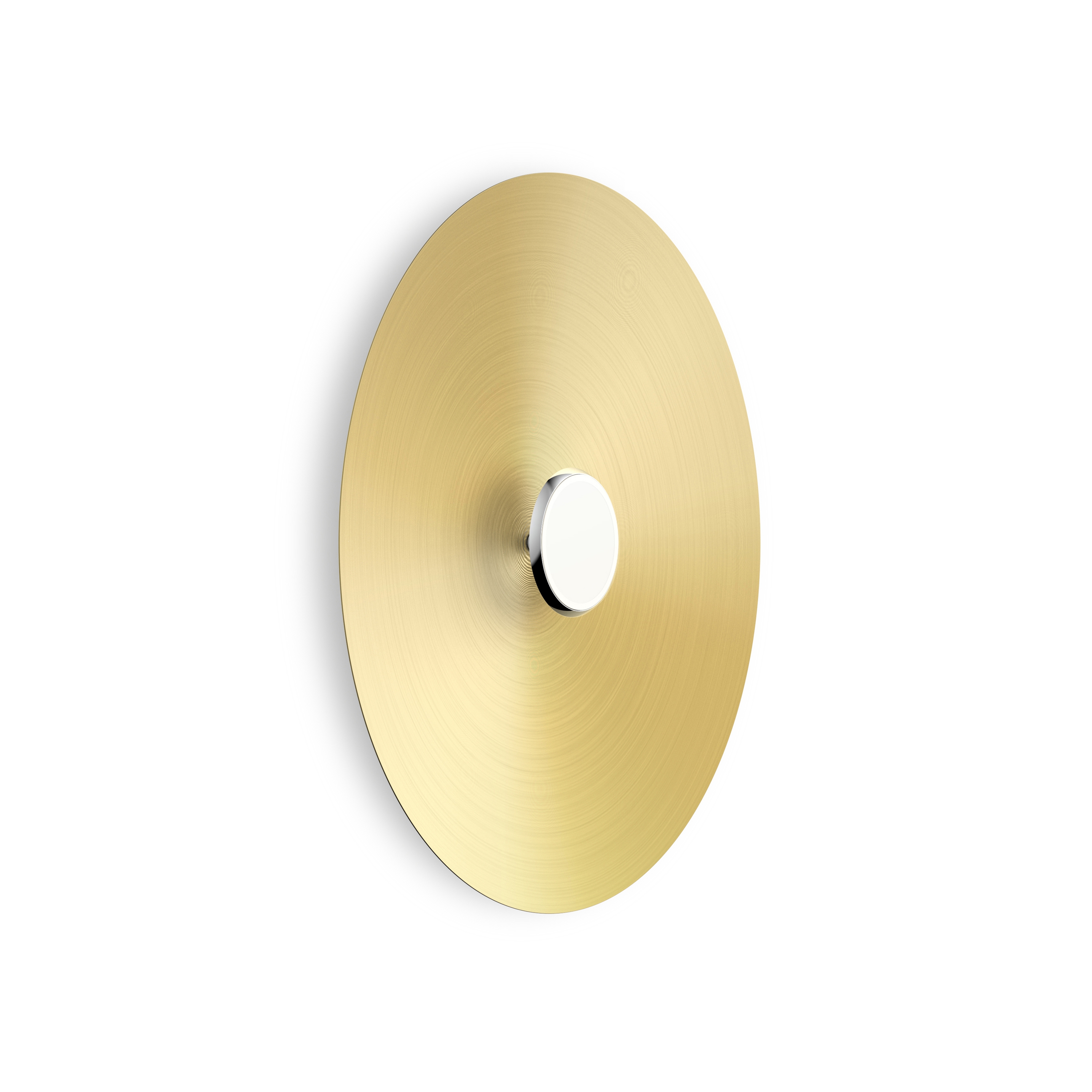 Mostra il prodotto Sky Flush Dome Spun Aluminum 32 Brushed Brass del produttore Pablo