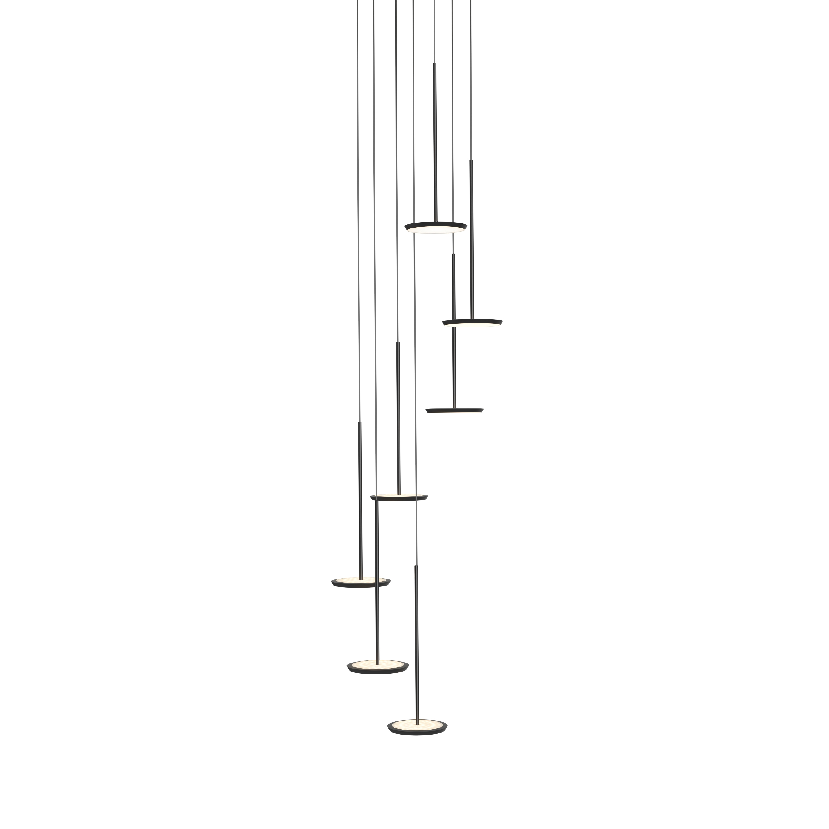 Afficher le produit Sky Solo Matte Black with 17” White Chandelier Canopy – 7 du fabricant Pablo