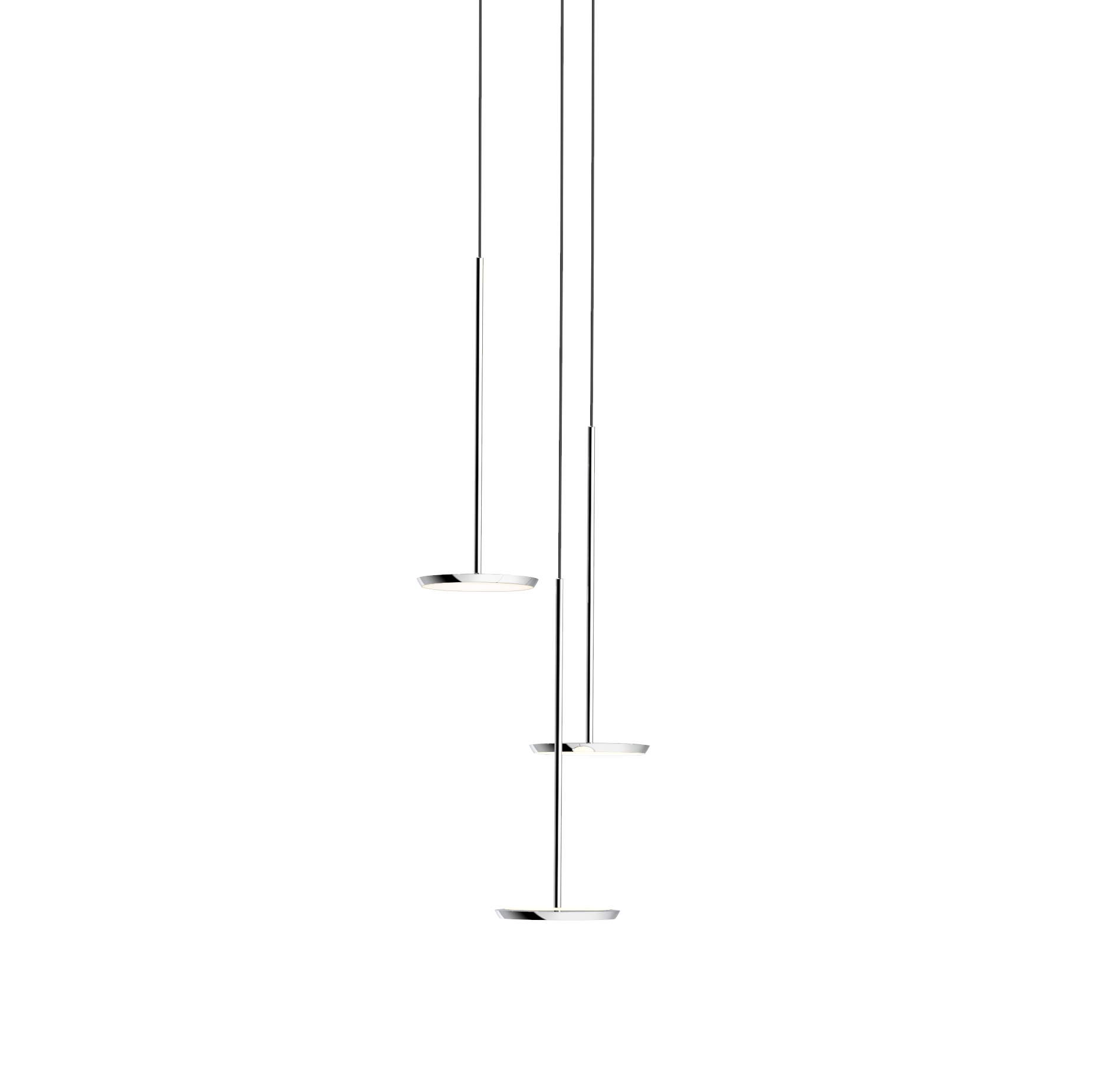 Sky Solo with 17” White Chandelier Canopy – 3