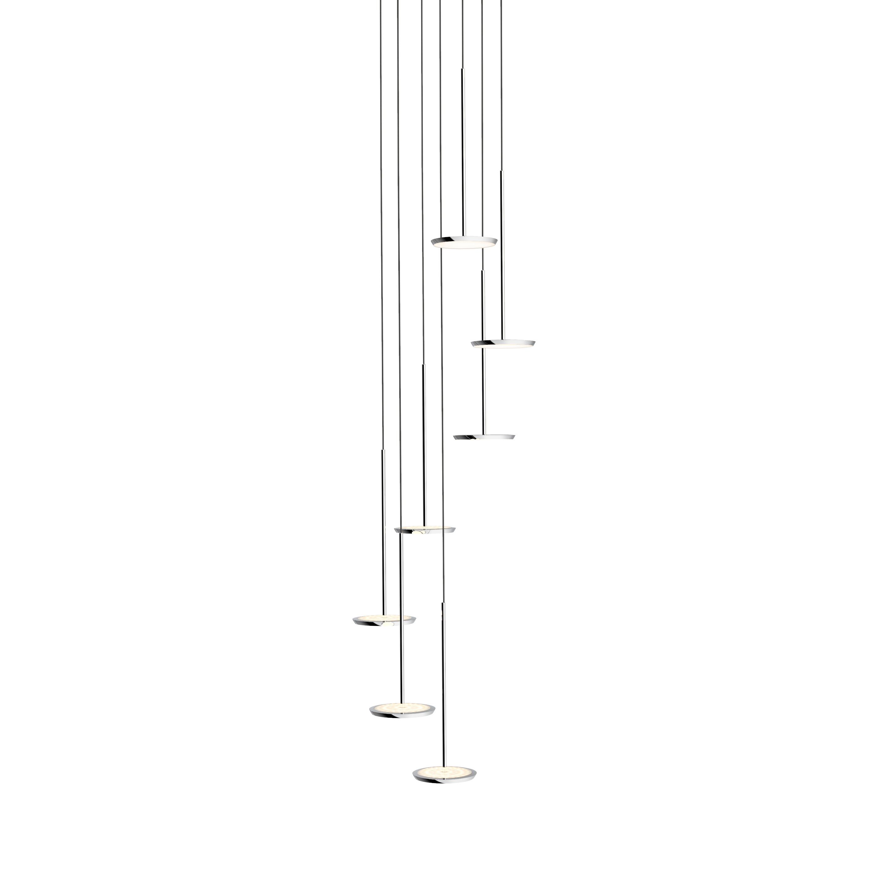 Sky Solo with 17” White Chandelier Canopy – 7