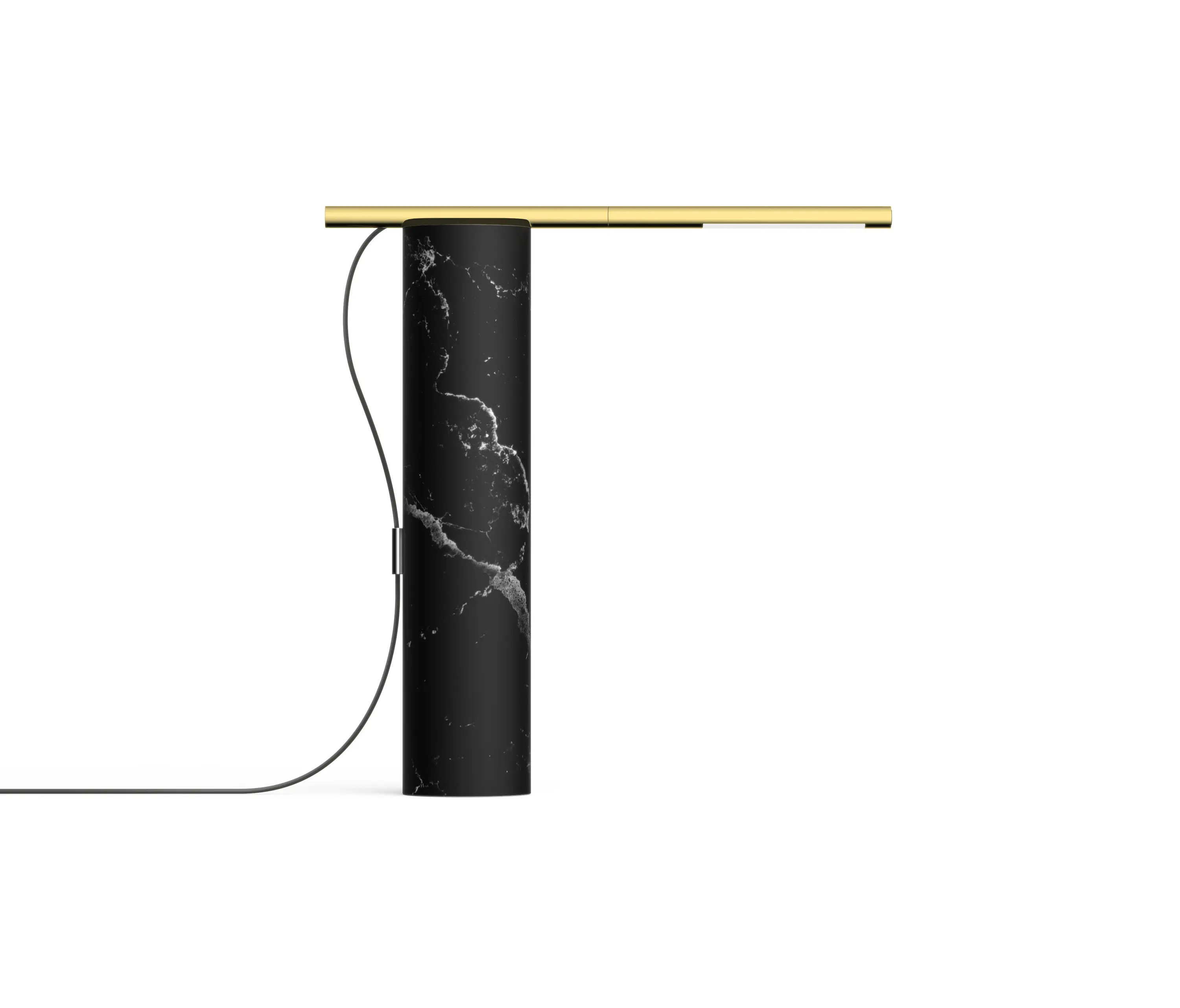 Pablo - T.O Table - Black Marble/Brass
