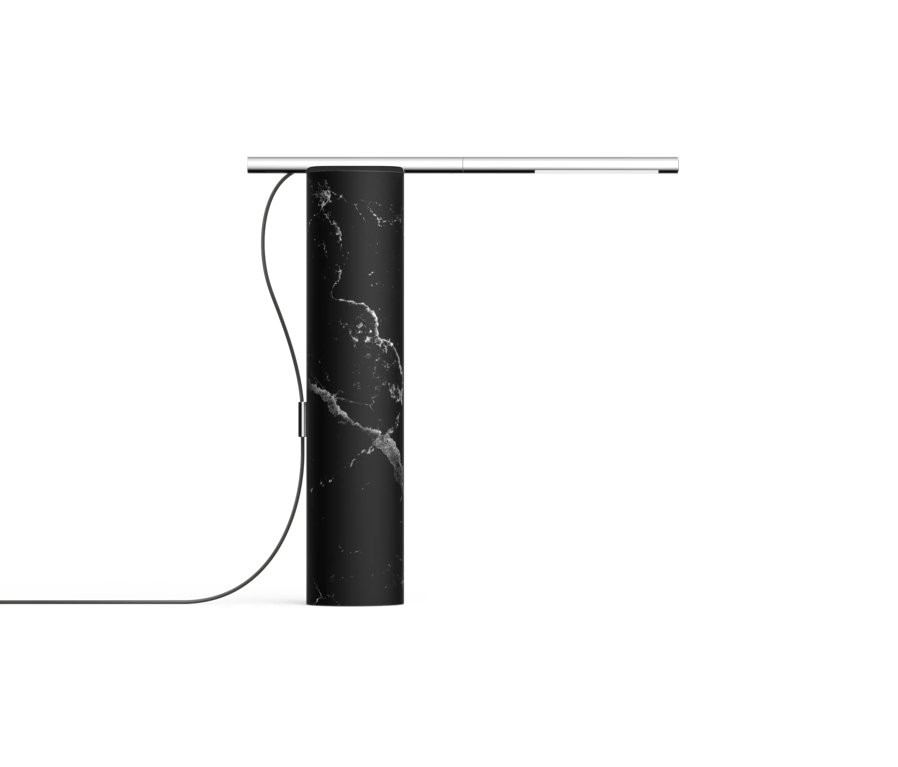 Pablo - T.O Table - Black Marble/Chrome