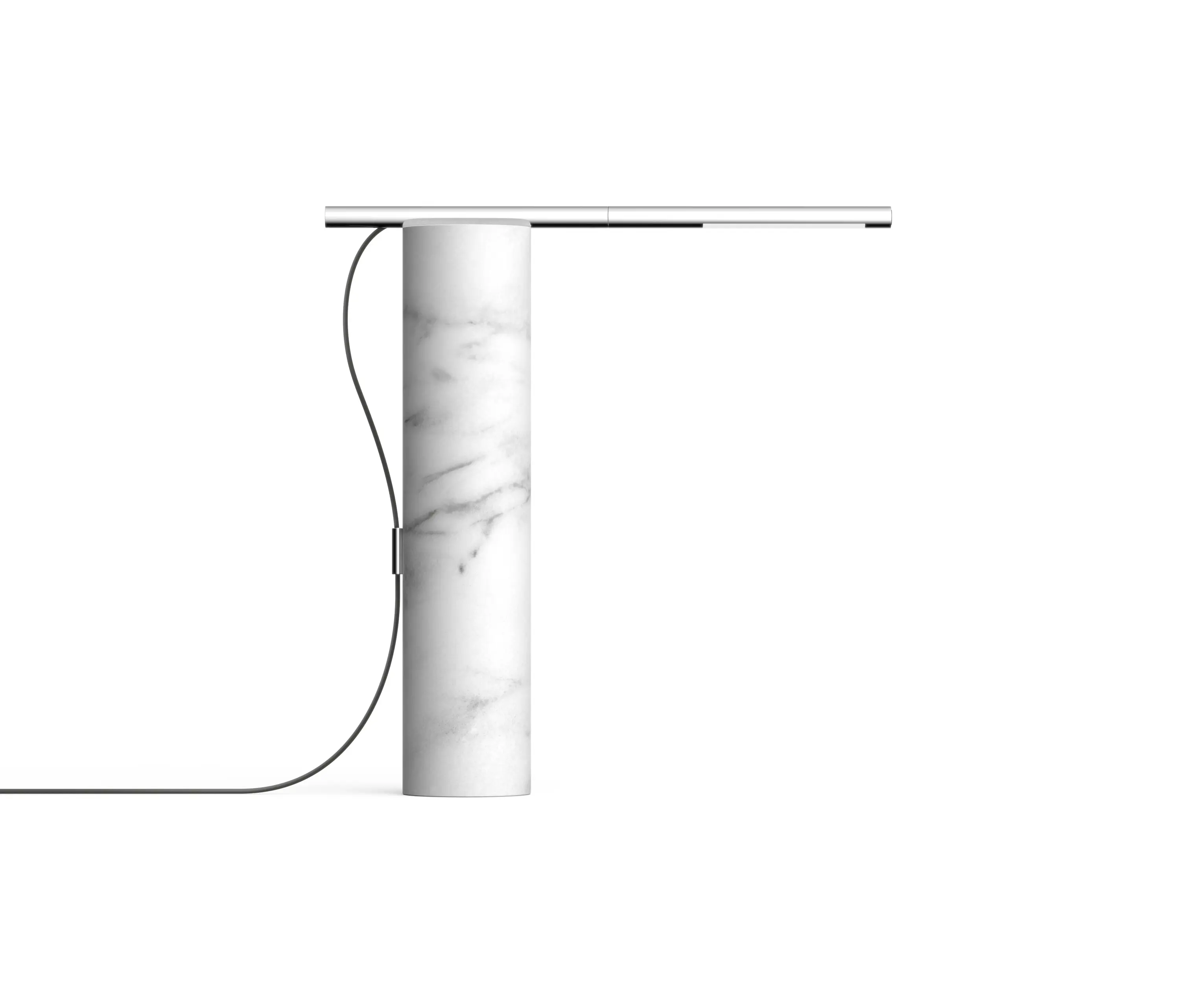 Pablo - T.O Table - White Marble/Chrome