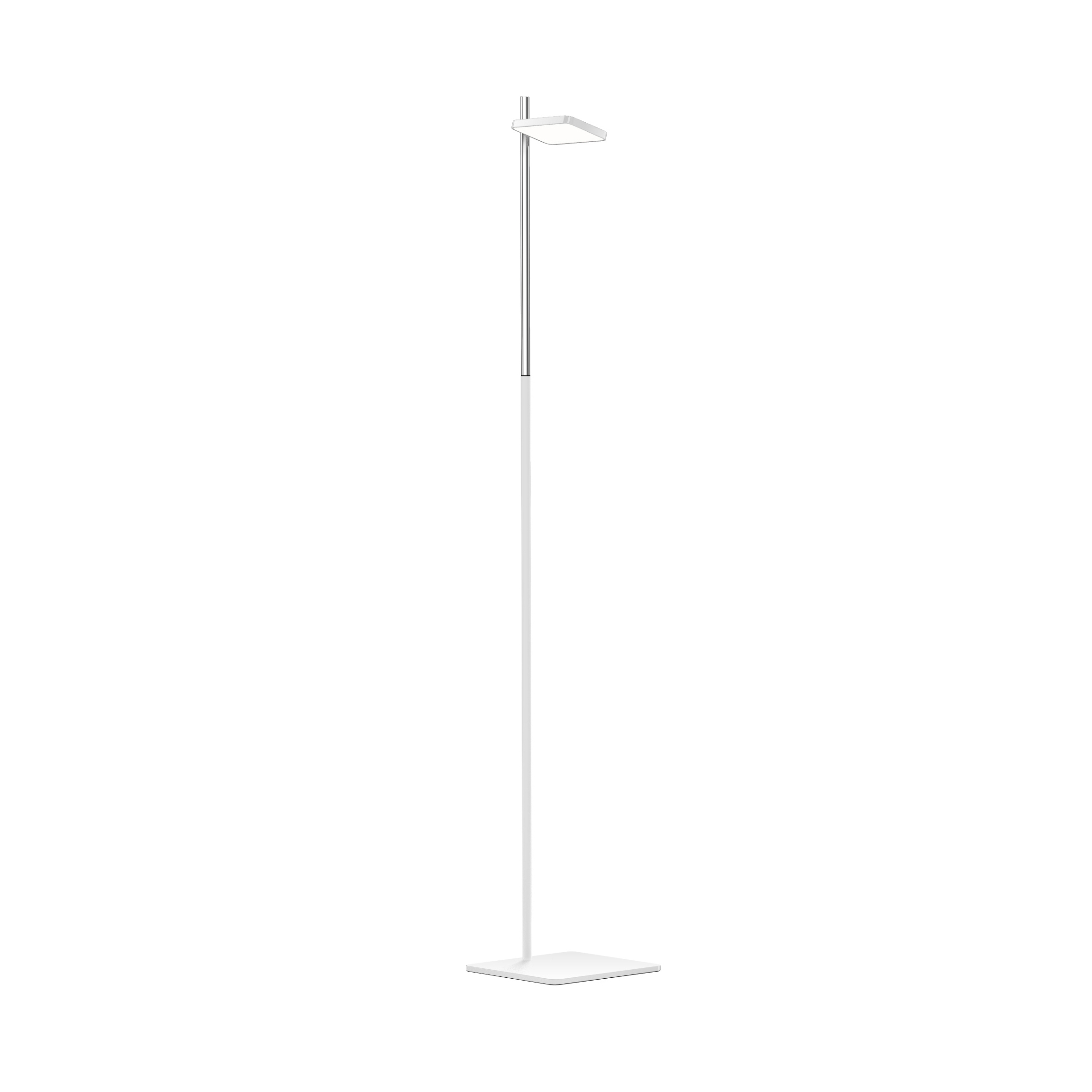 Talia Floor - White / Silver Post