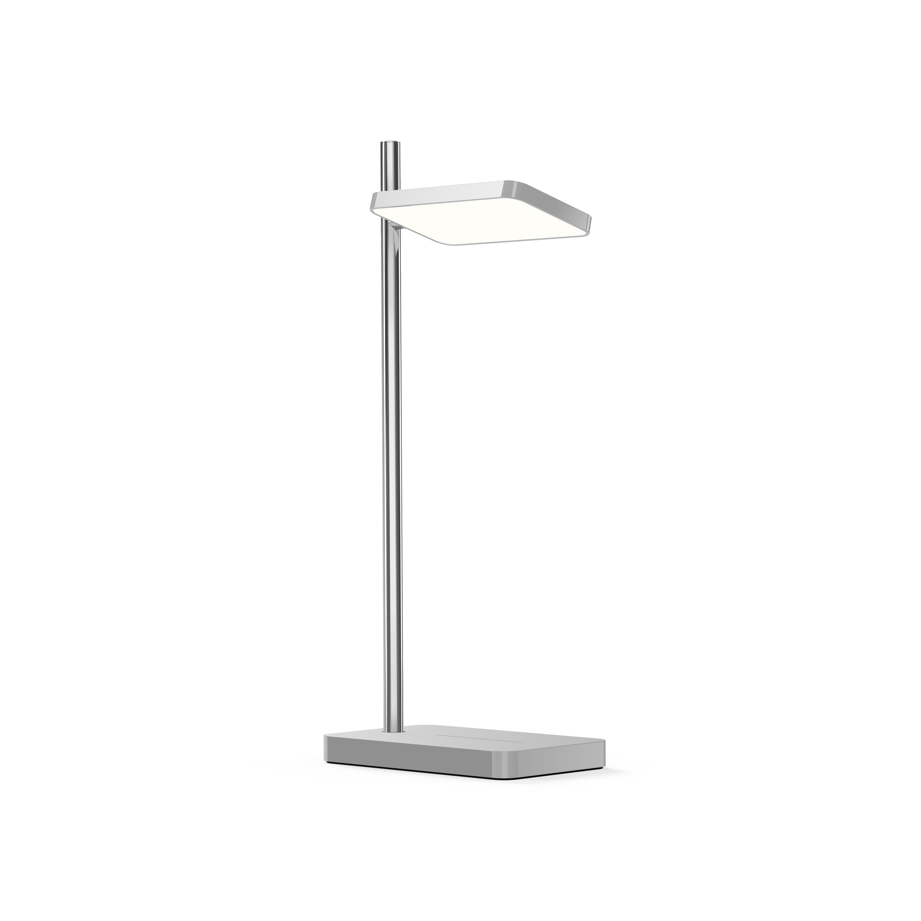 Mostra il prodotto Talia Table - Grey / Silver Optical Switch LED USB and Wireless Charging del produttore Pablo