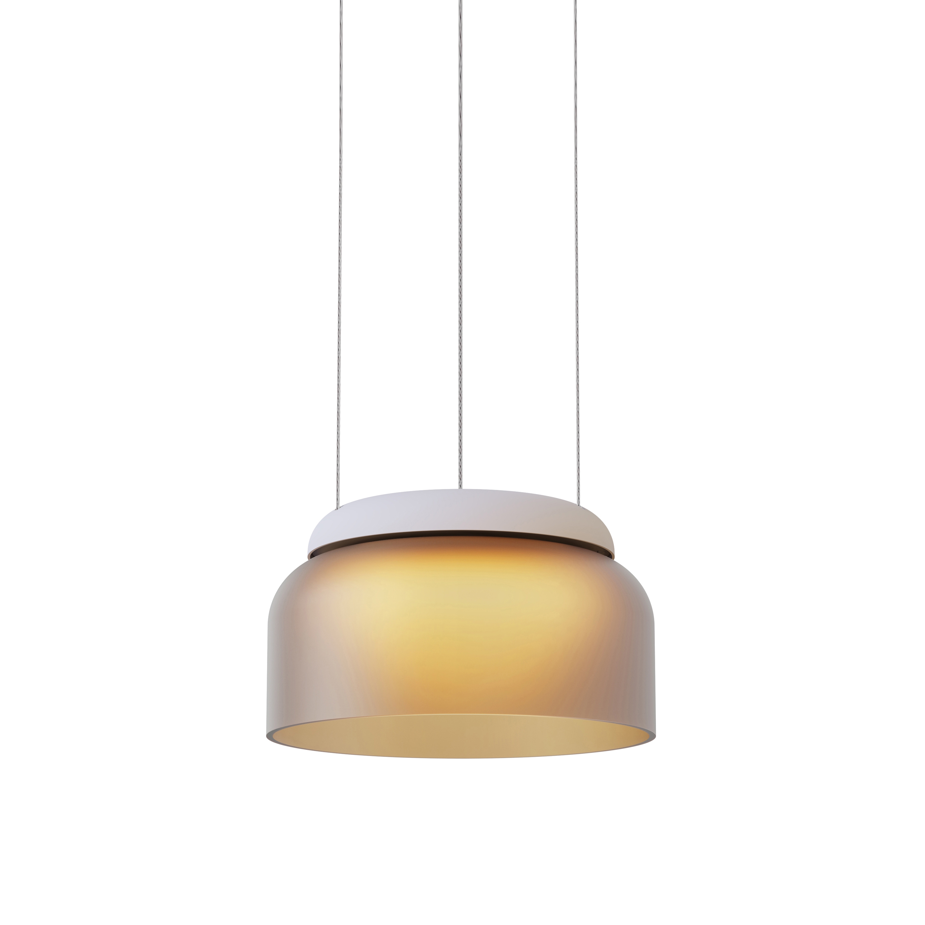 Display product Totem Mini Down Light Glass Shades AMB (E Shade - Amber) from manufacturer Pablo
