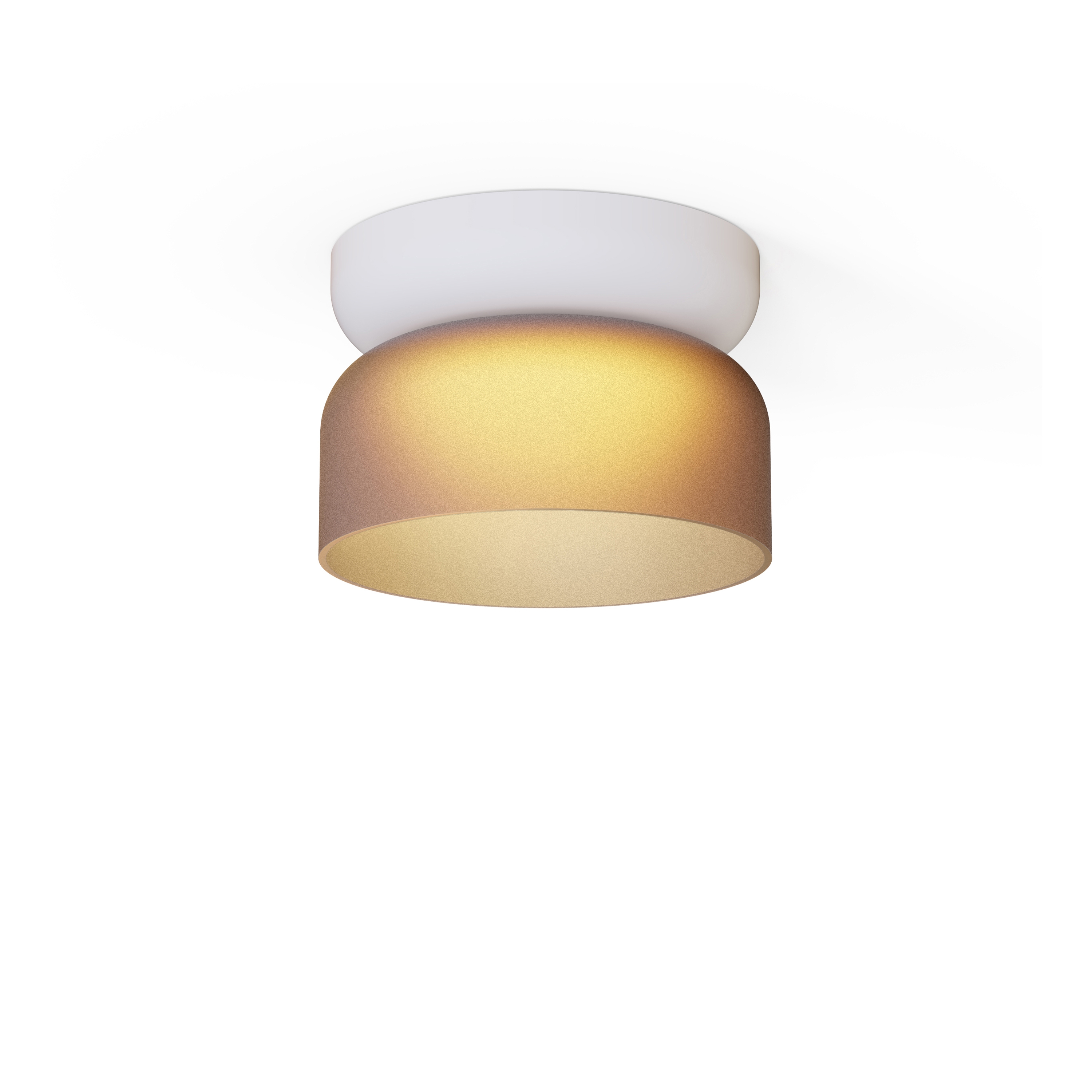 Totem Mini Flush Light Glass Shades AMB (E Shade - Amber)