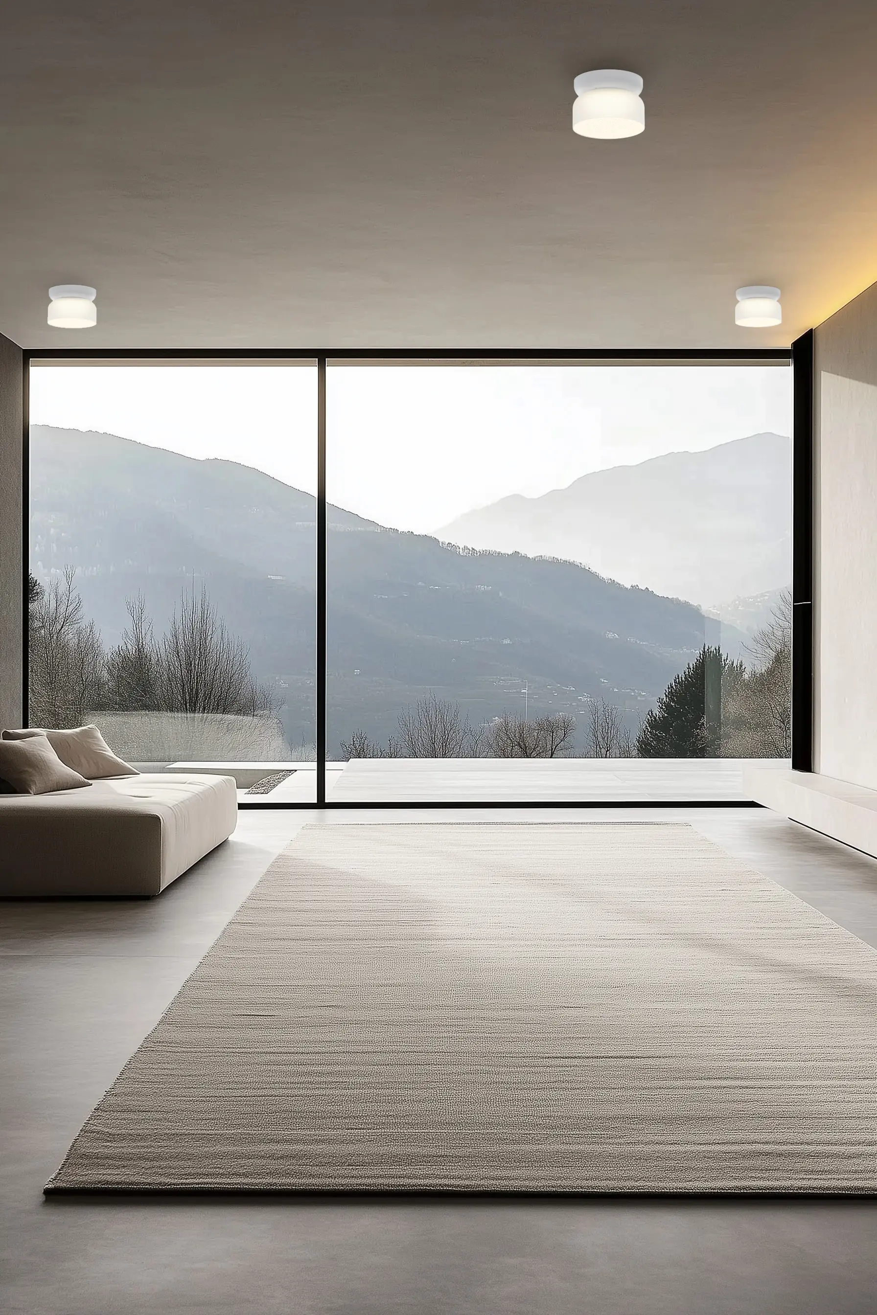 Pablo - Totem Mini Flush Light Glass Shades CLR (E Shade - Clear)