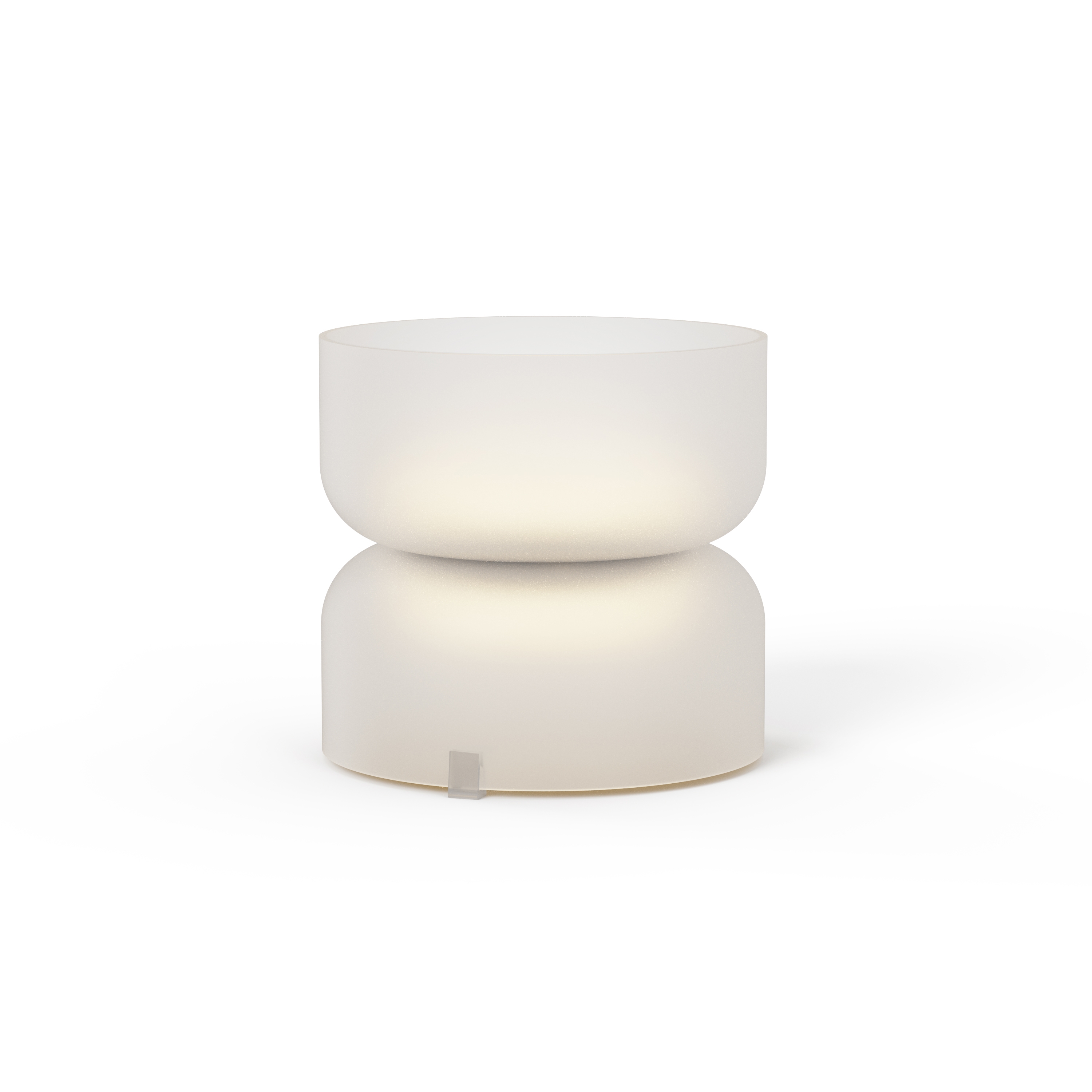 Produkt Totem Mini Table Up and Down Light Glass Shades WHT/WHT (E Shade White/ E Shade - White) des Herstellers Pablo anzeigen