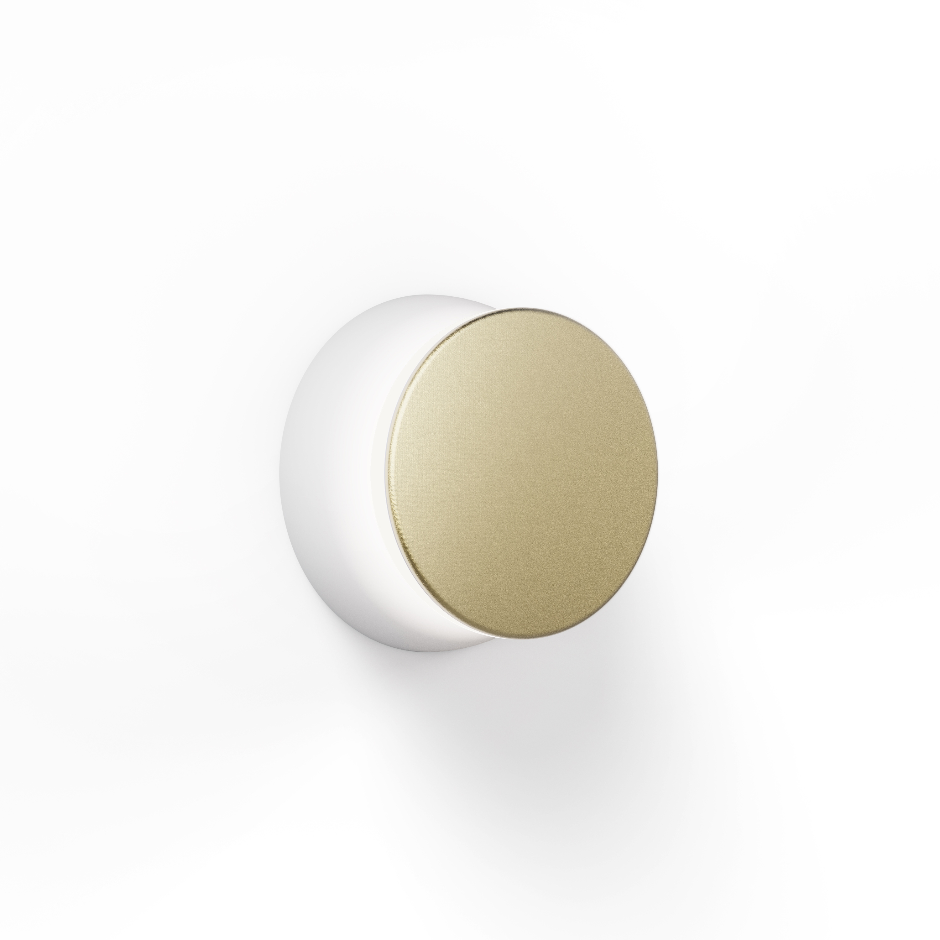 Display product Totem Wall Puck White /Brass - 3 CCT from manufacturer Pablo