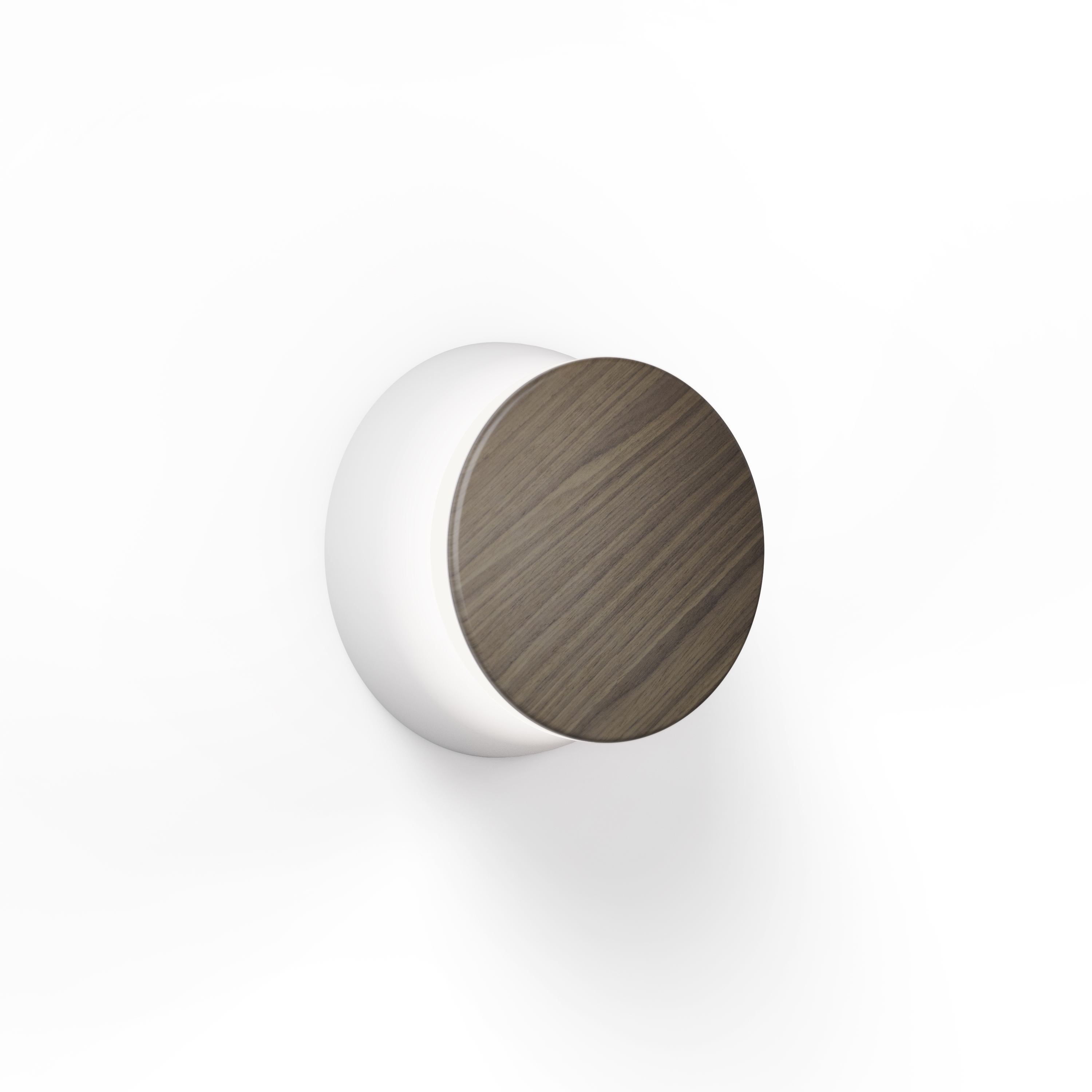 Display product Totem Wall Puck White /Walnut - 3 CCT from manufacturer Pablo
