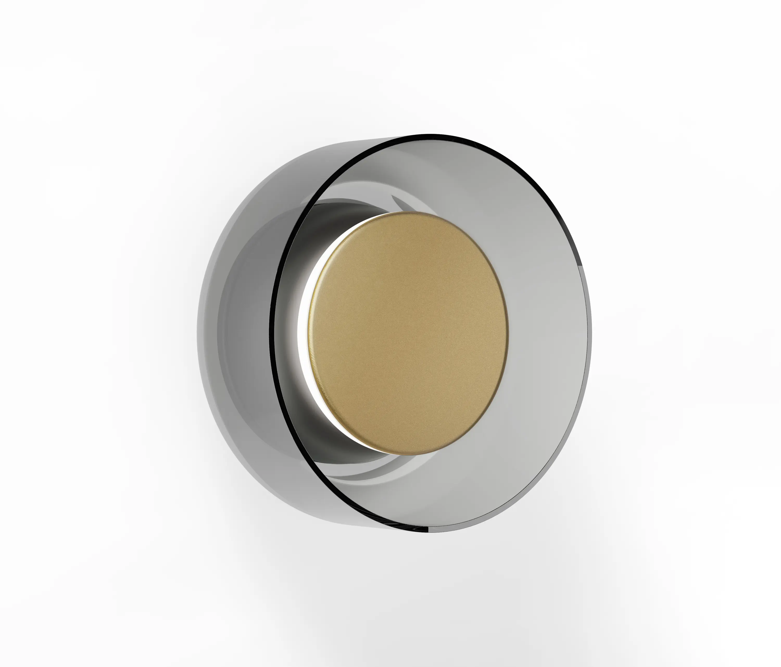 Pablo - Totem Sconce Wall Black/Brass/Smoke 3 CCT