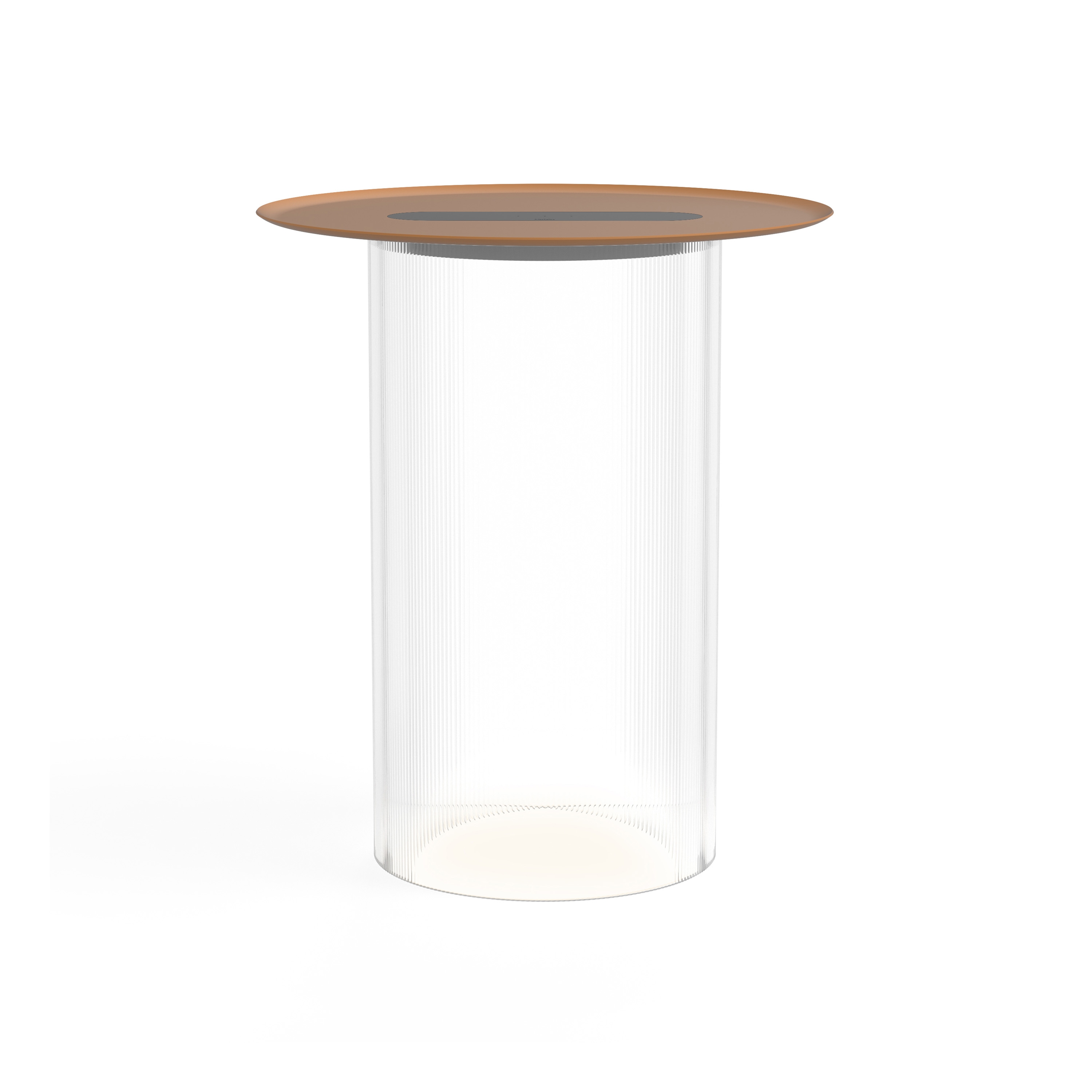 Carousel Floor Clear Base 16 Terracotta Tray