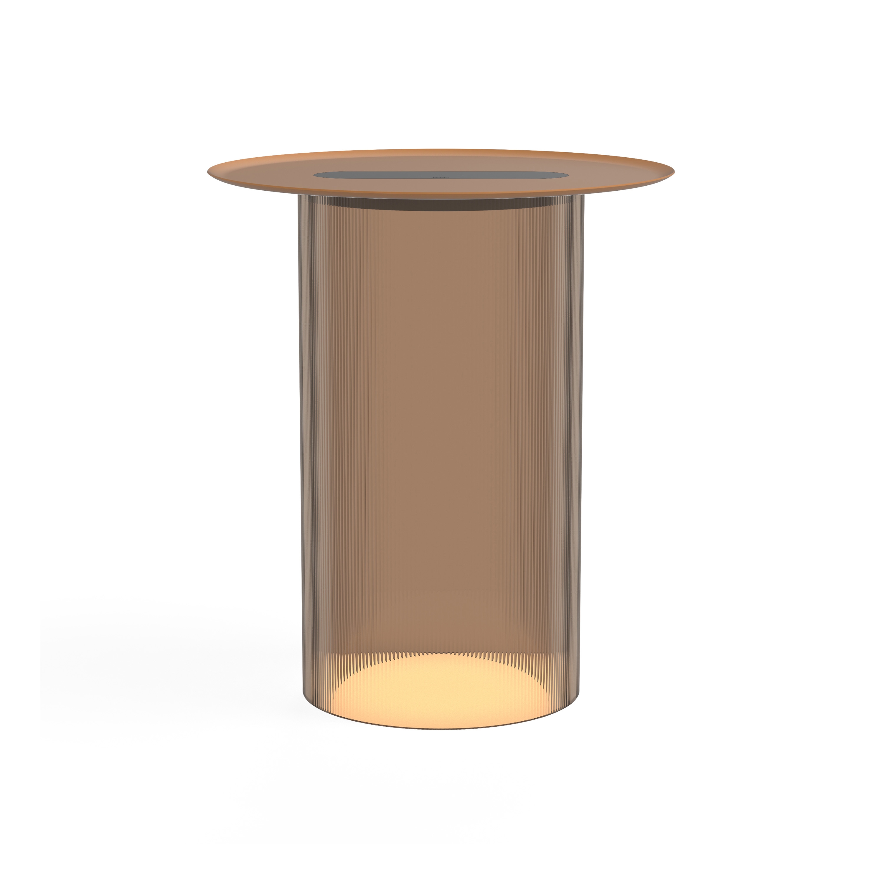 Carousel Floor Bronze Base 16 Terracotta Tray