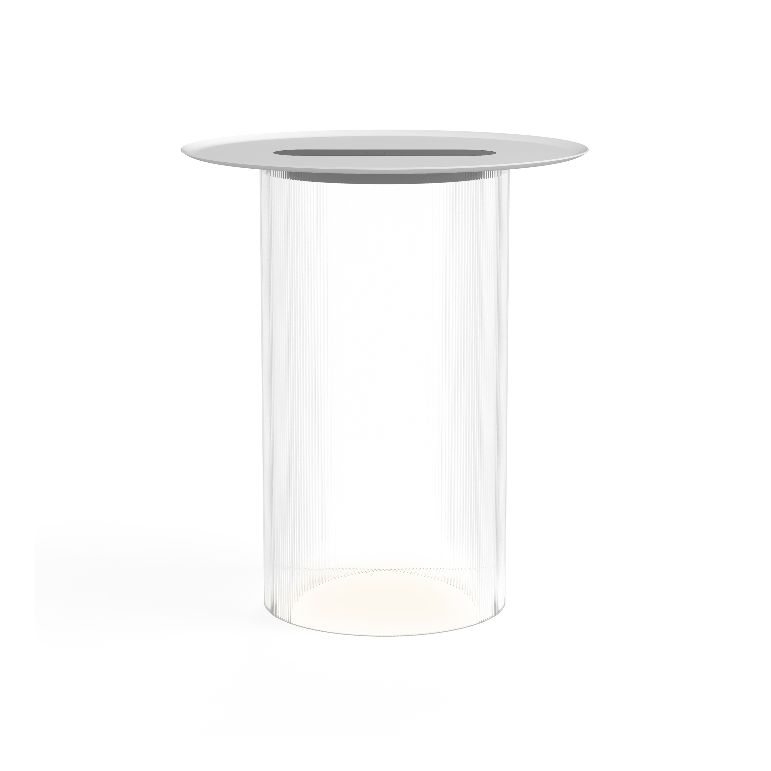 Carousel Floor Clear Base 16 White Tray