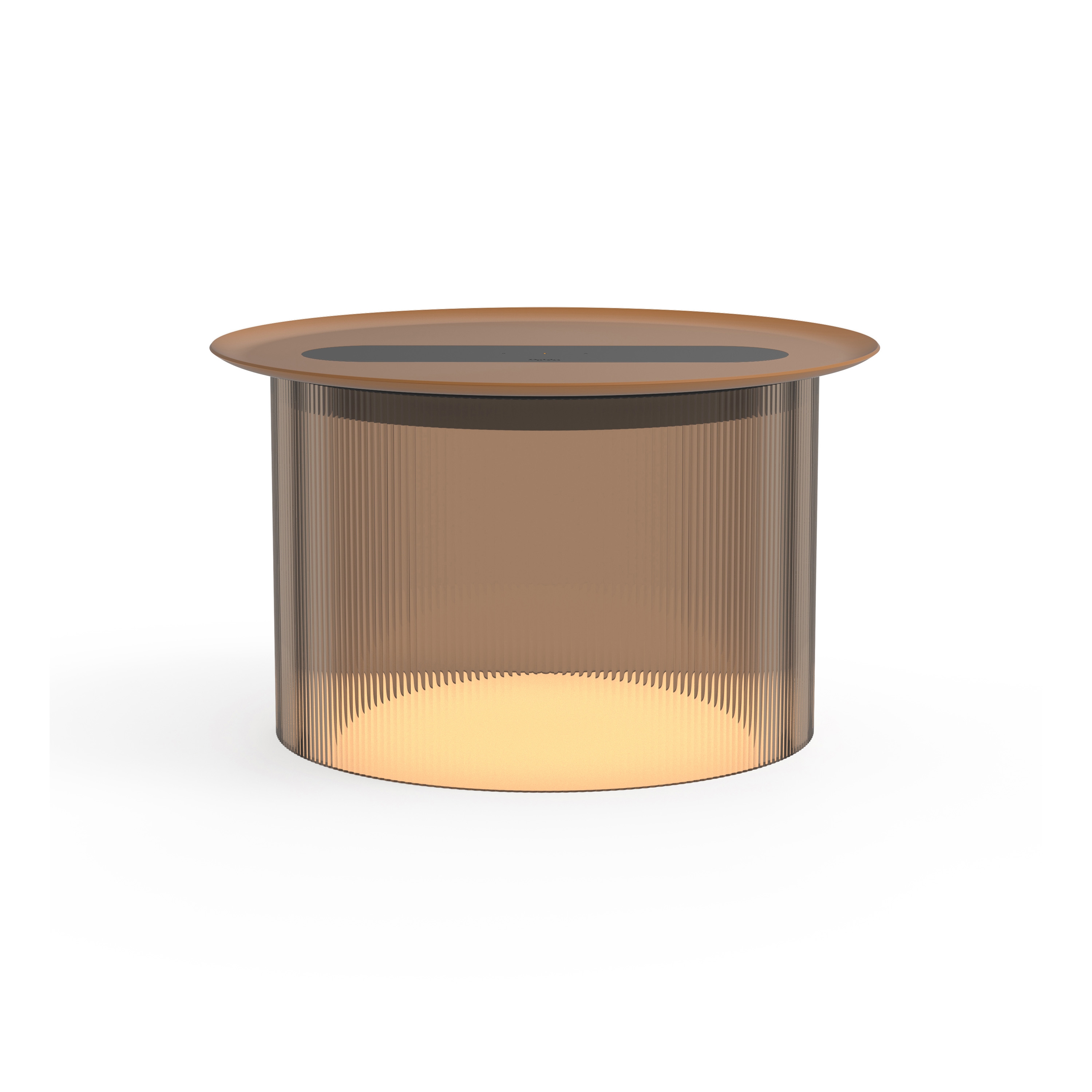 Carousel Large Table Bronze Base 12 Terracotta Tray