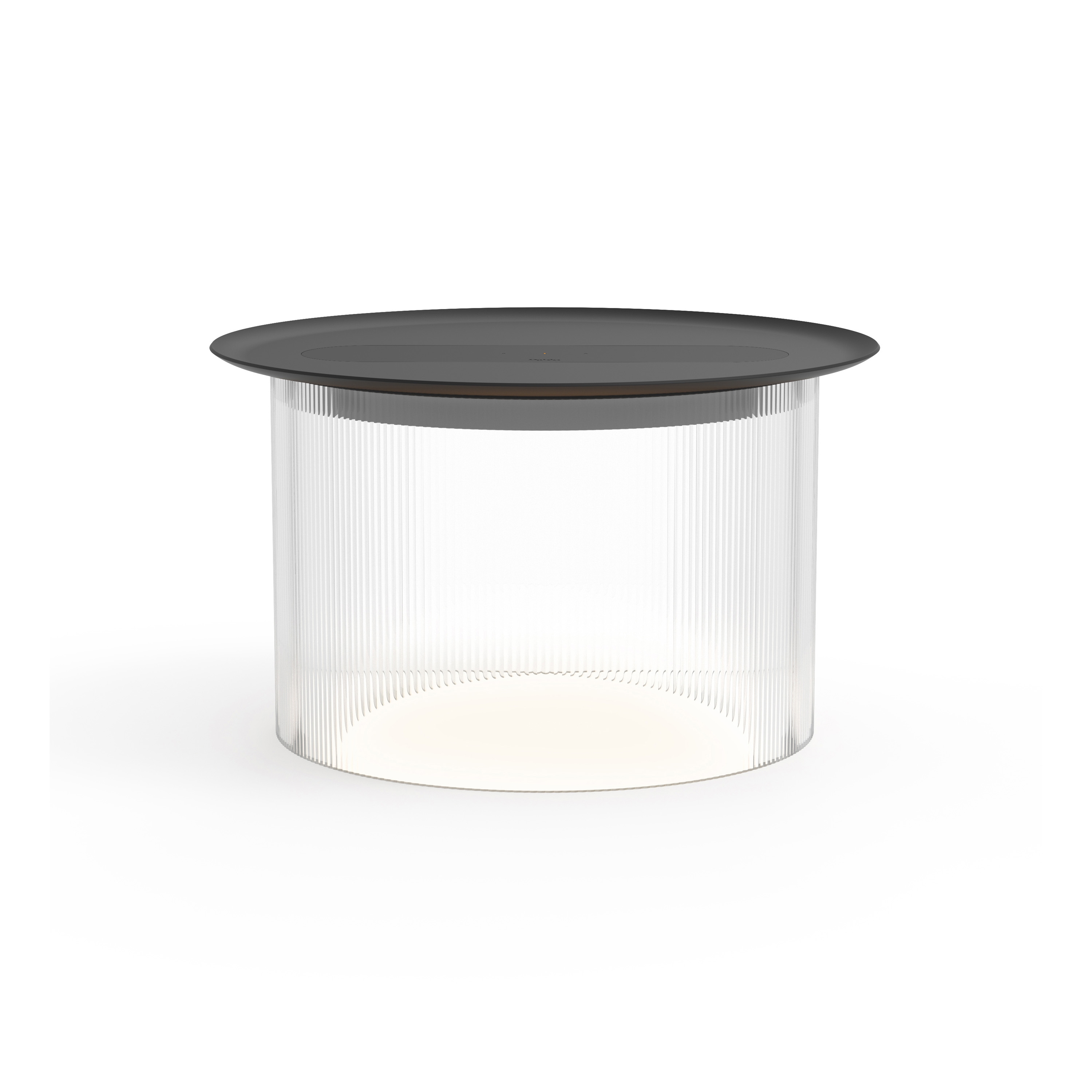 Produkt Carousel Large Table Clear Base 12 Black Tray des Herstellers Pablo anzeigen