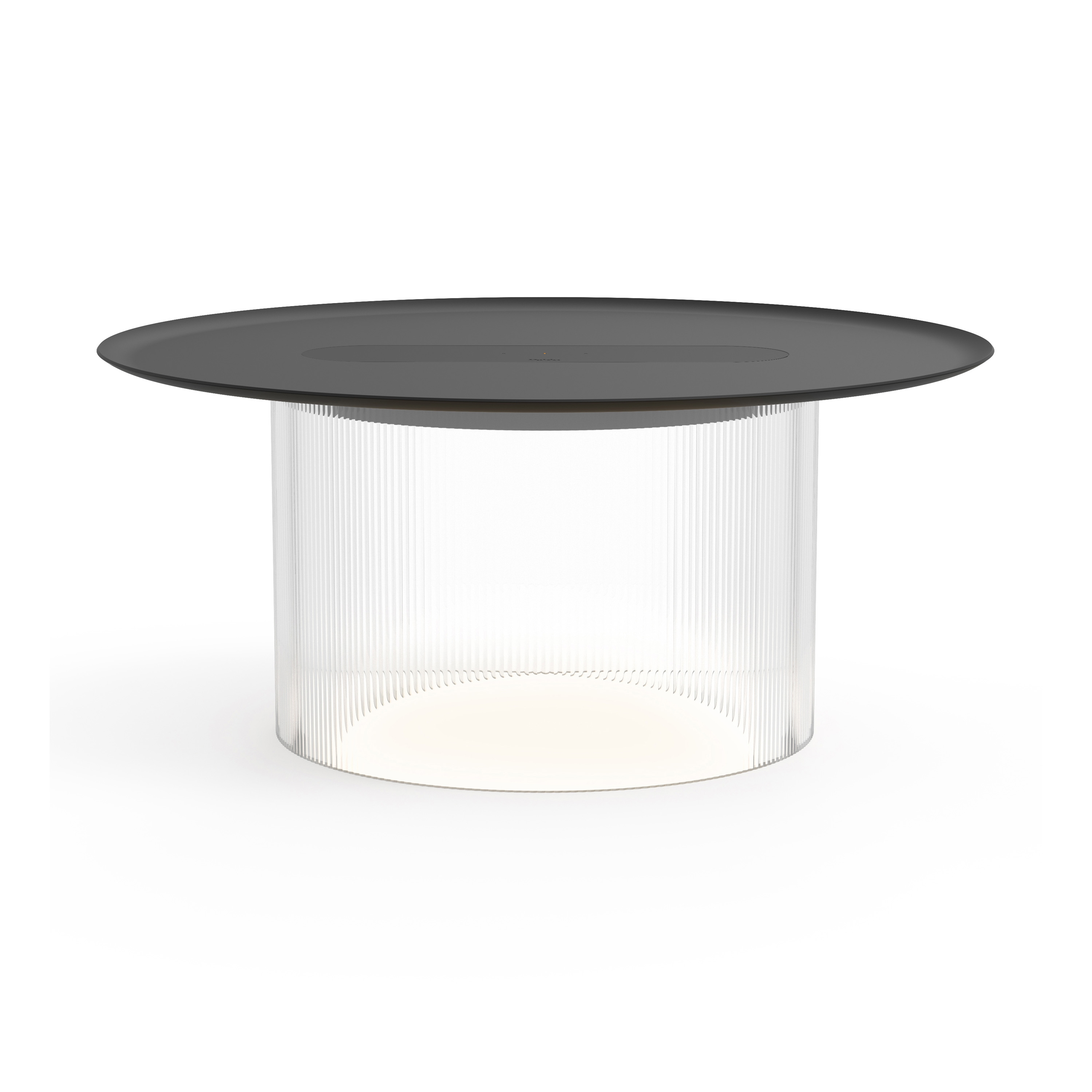 Produkt Carousel Large Table Clear Base 16 Black Tray des Herstellers Pablo anzeigen