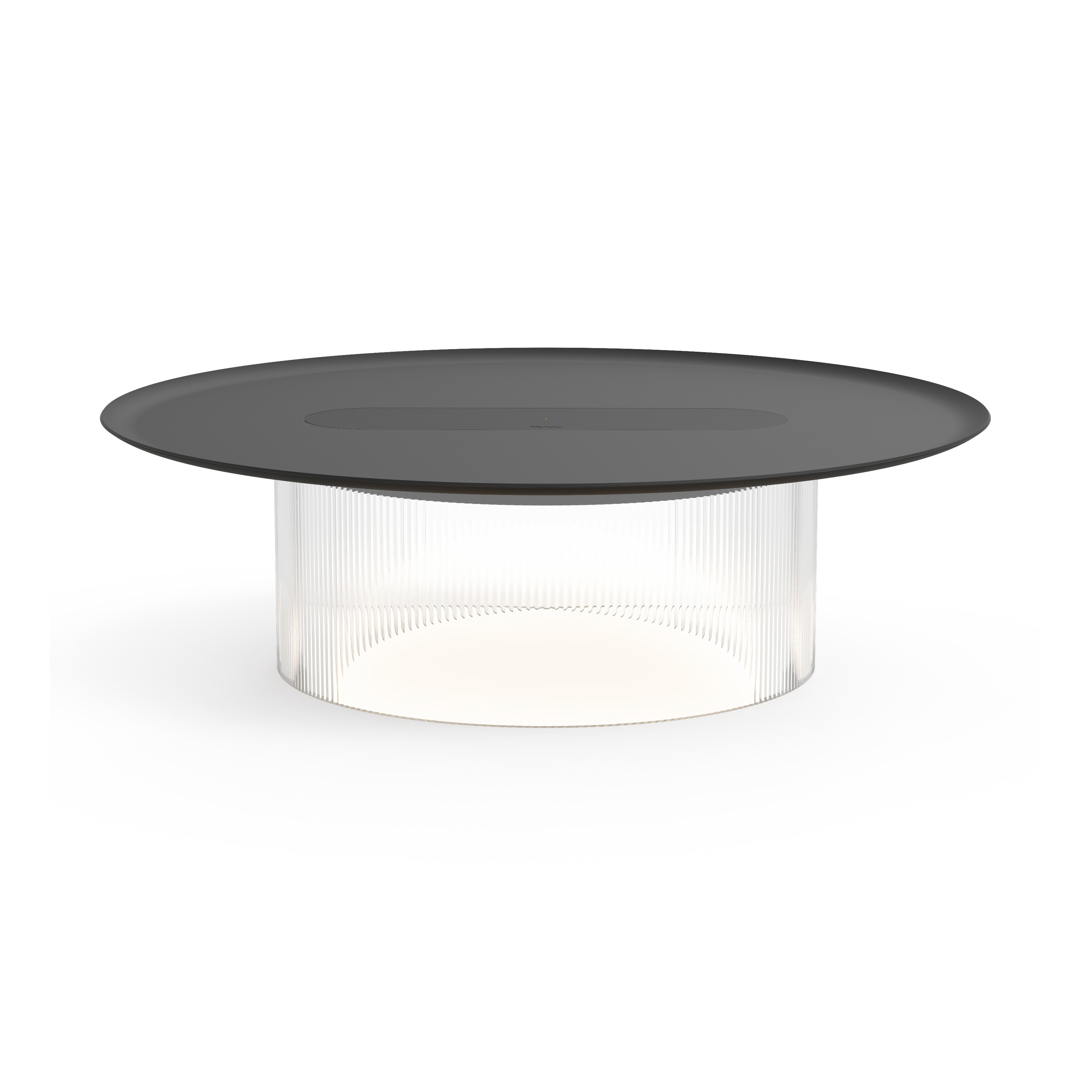Produkt Carousel Small Table Clear Base 16 Black Tray des Herstellers Pablo anzeigen