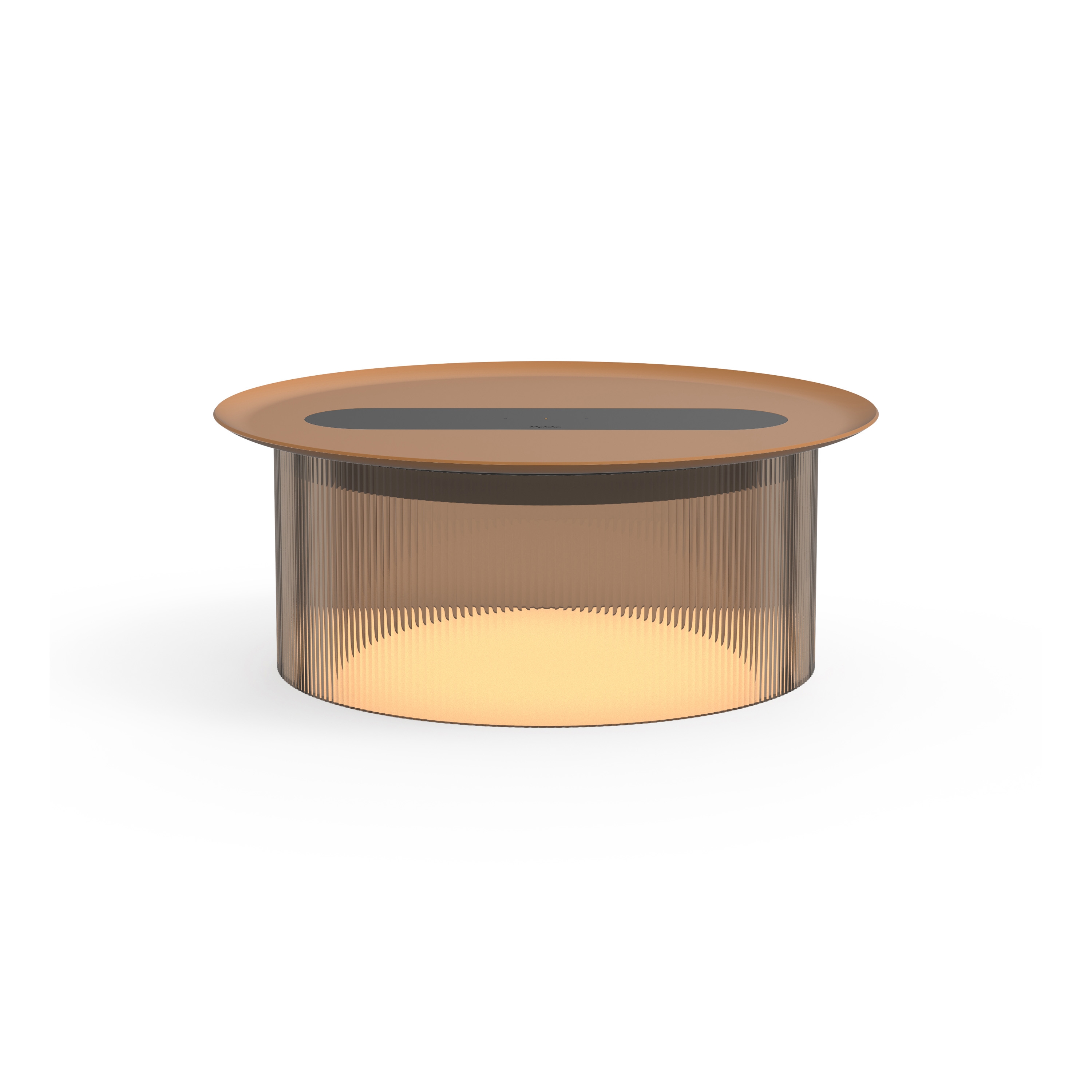 Carousel Small Table Bronze Base 12 Terracotta Tray