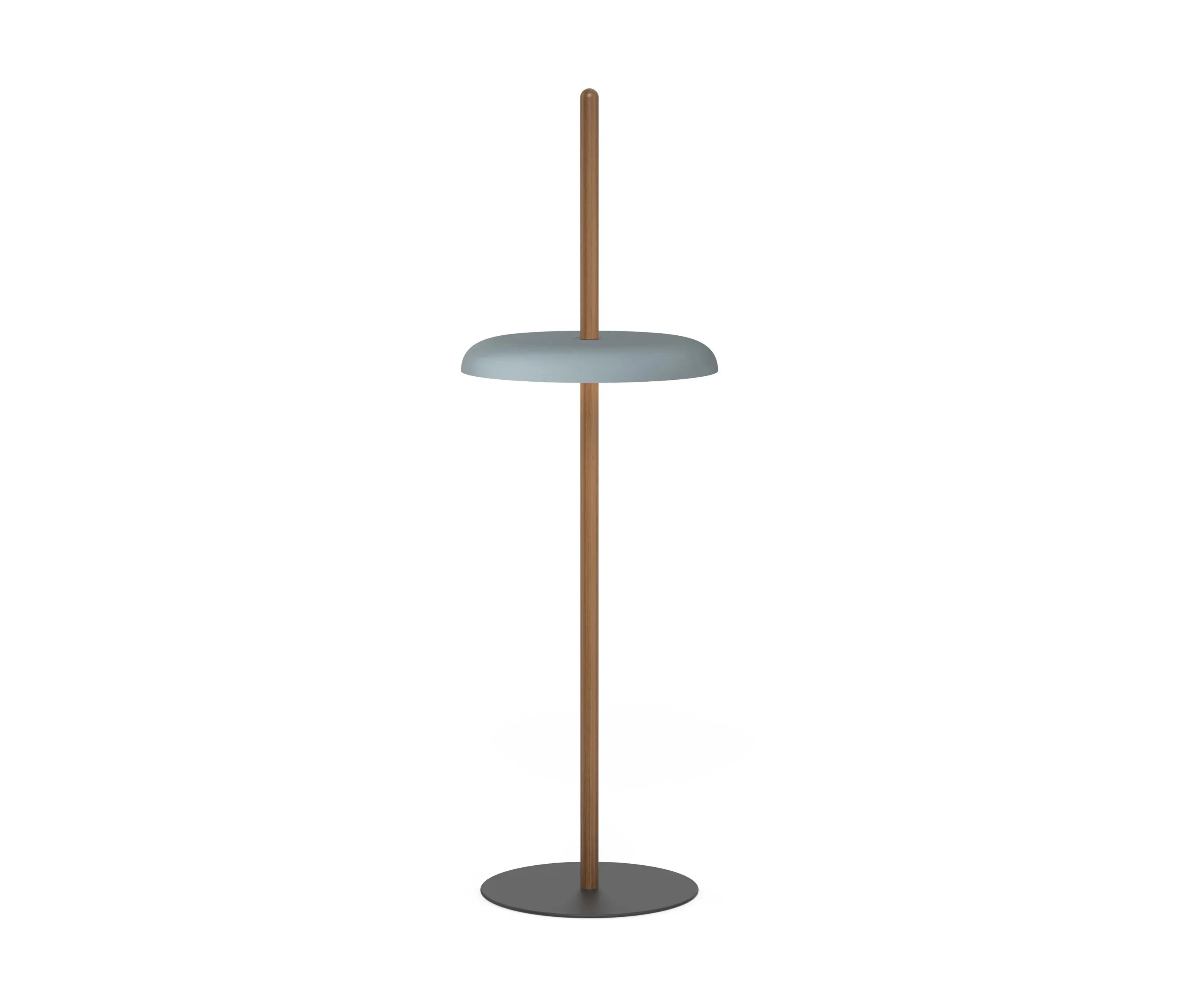 Pablo - Nivel Floor Walnut with Slate Blue Shade