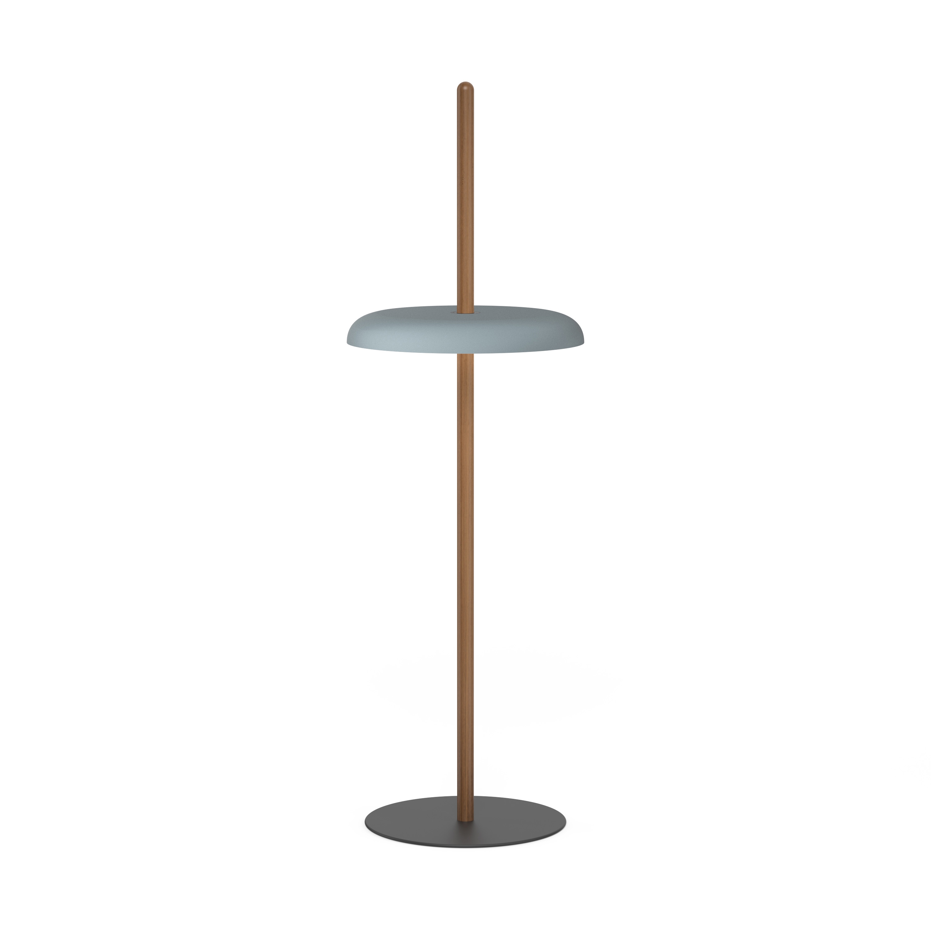 Nivel Floor Walnut with Slate Blue Shade