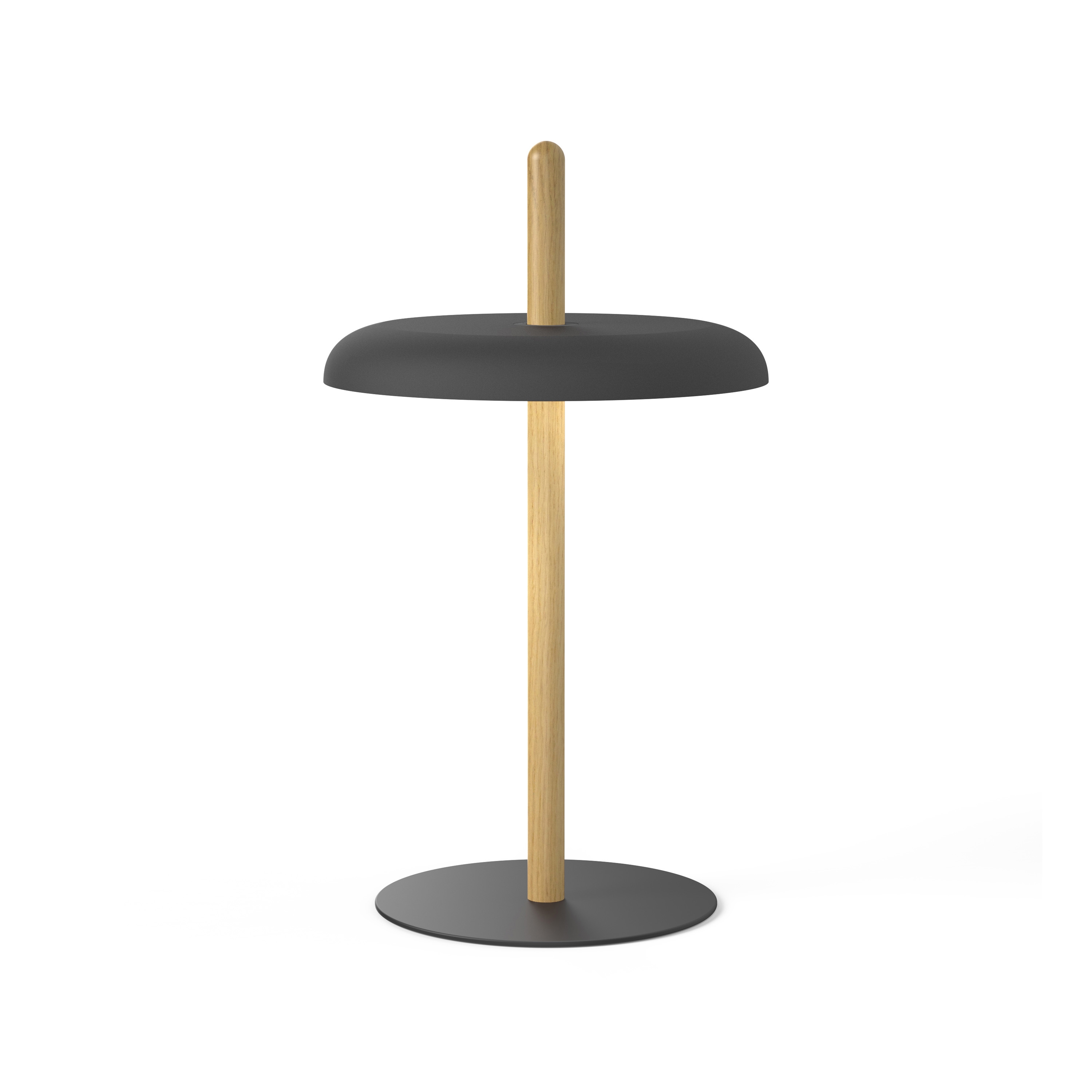 Nivel Table White Oak with Black Shade