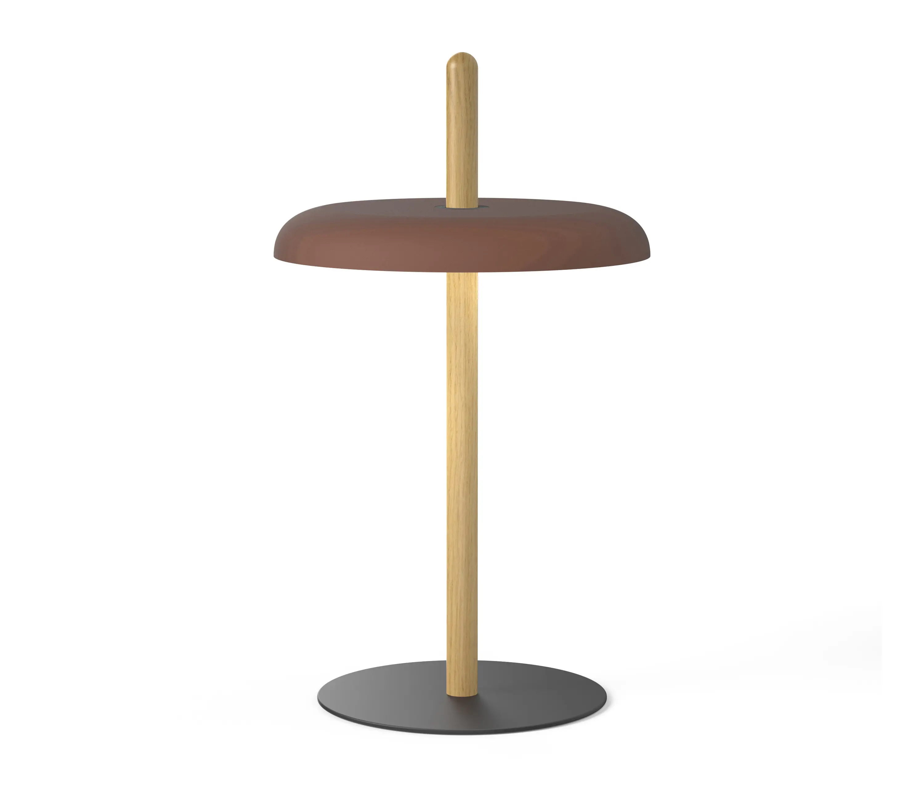 Pablo - Nivel Table White Oak with Espresso Shade