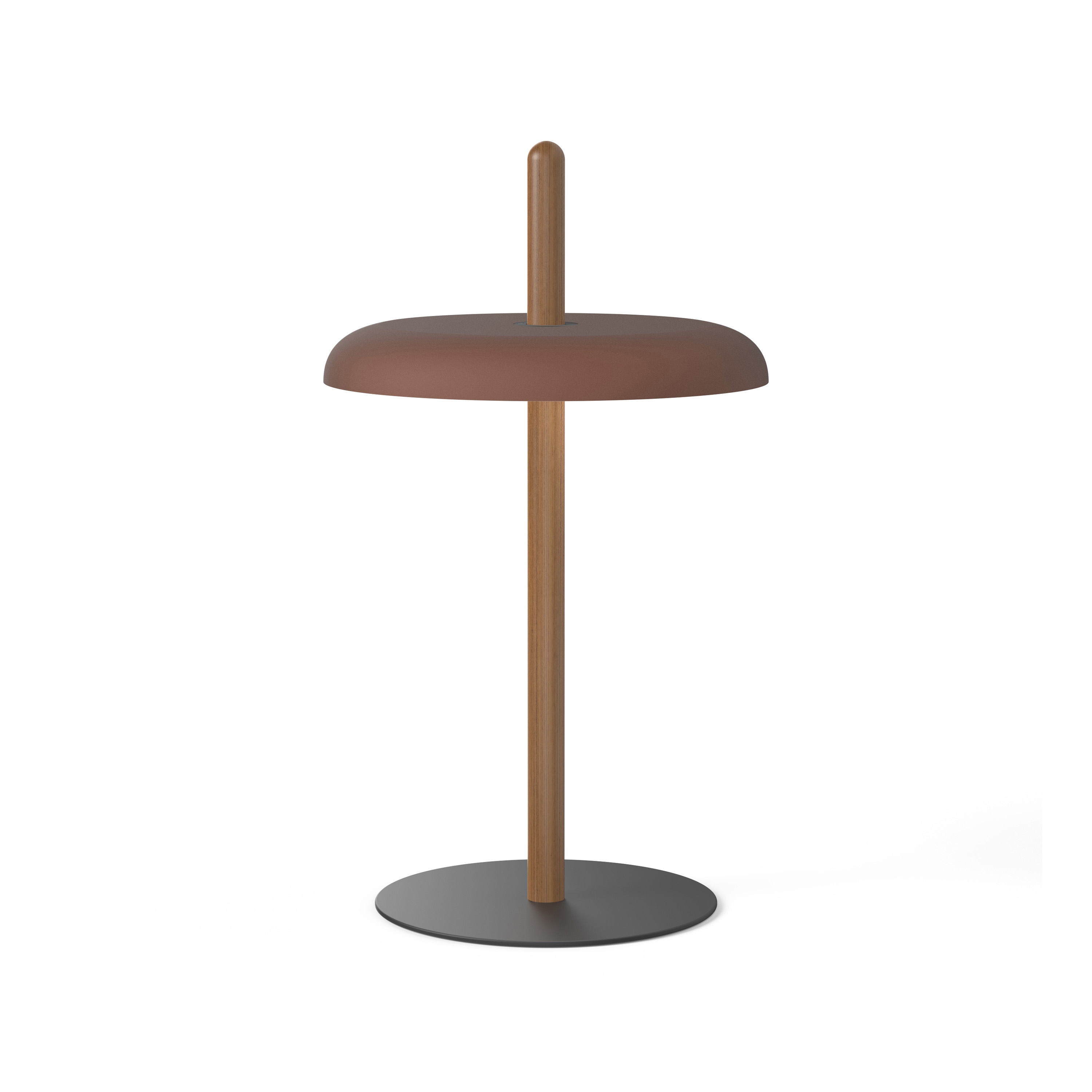 Nivel Table Walnut with Espresso Shade