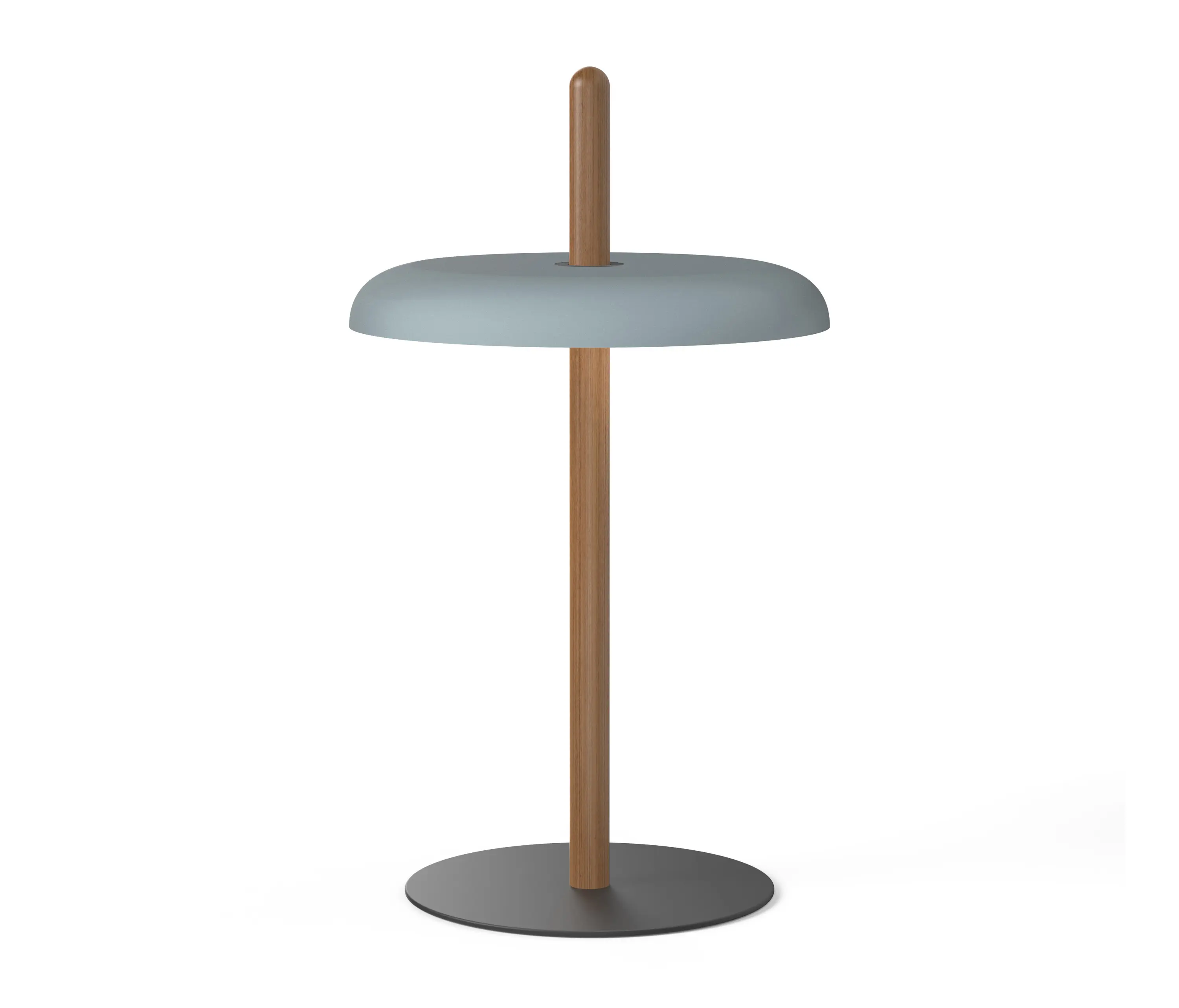 Pablo - Nivel Table Walnut with Slate Blue Shade